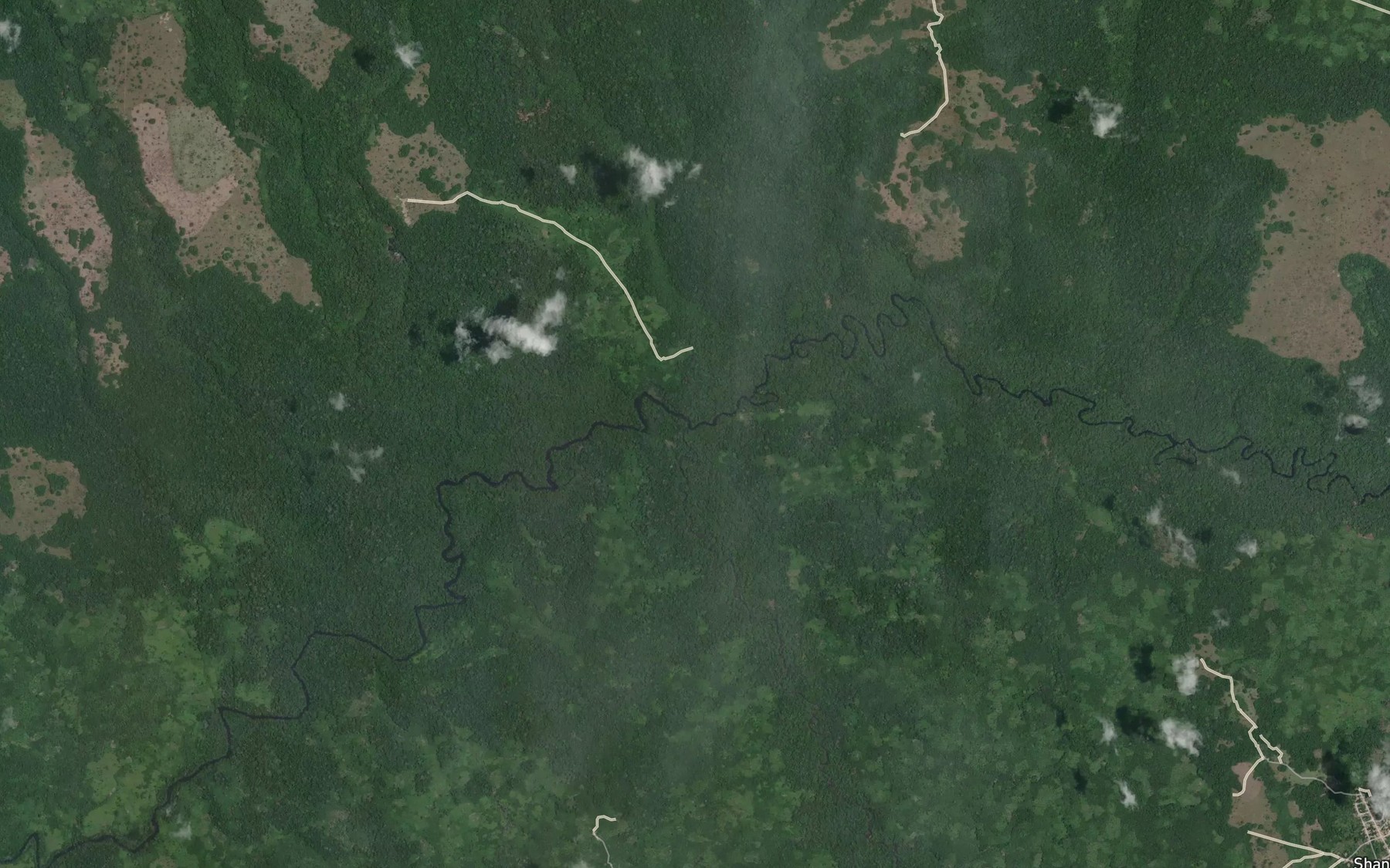 Satellite map of the Ukulungu