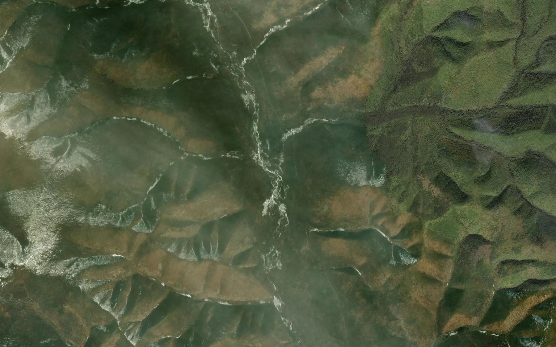 Satellite map of the Khrebtovyy