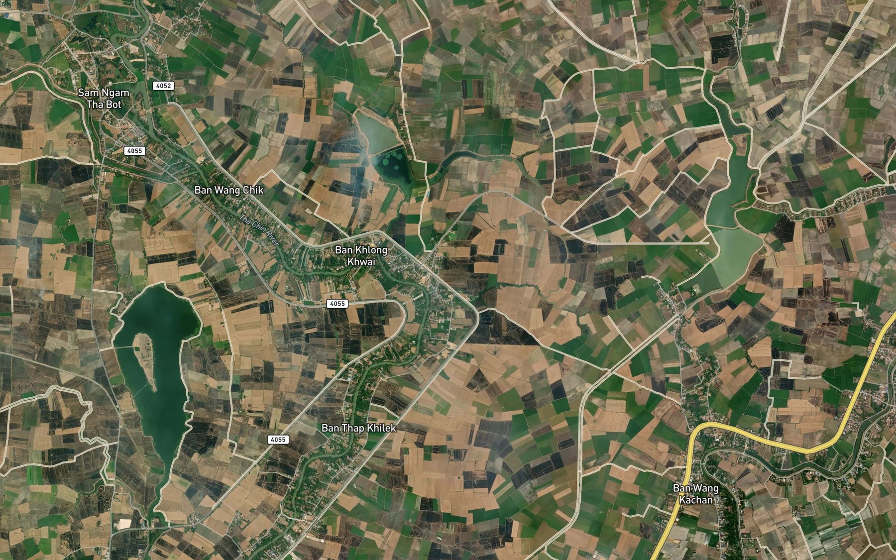 Satellite map of the Mae Nam Suphan