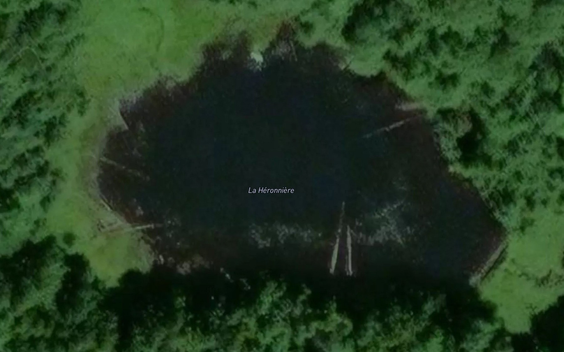 Satellite map of the La Heronniere