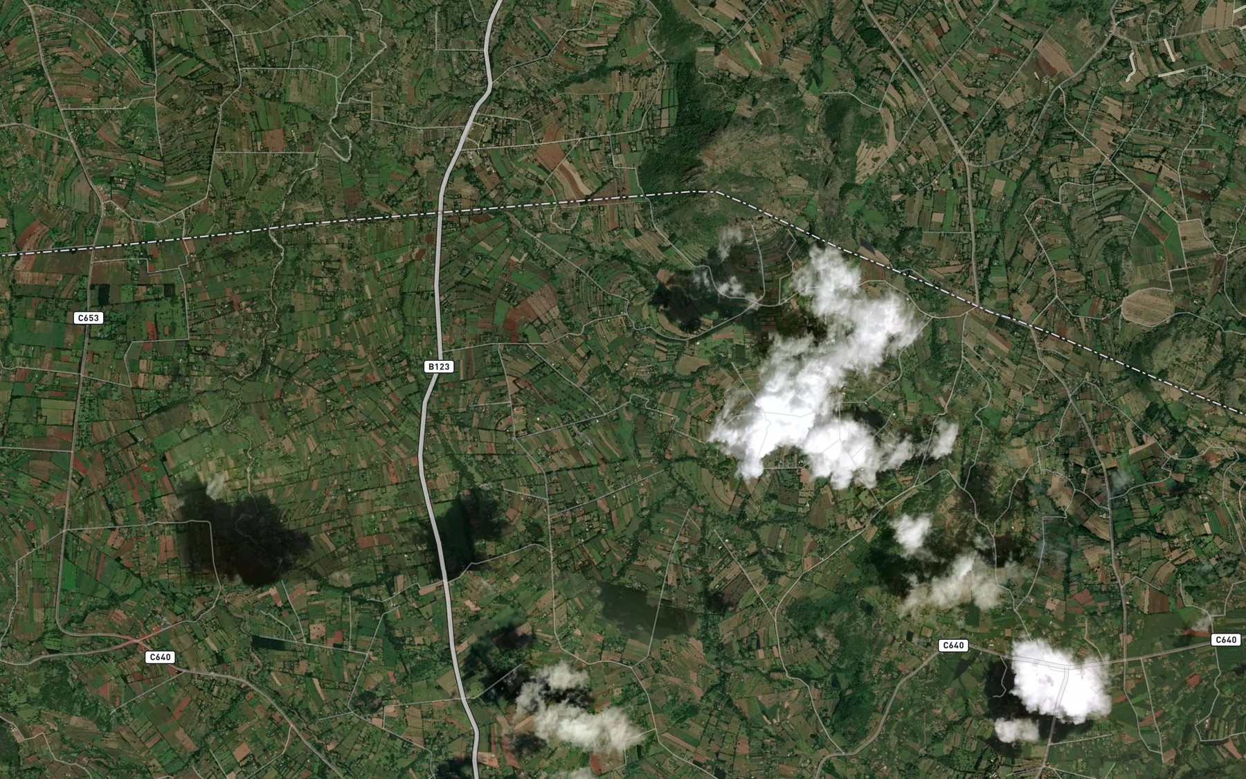 Satellite map of the Kapngetui