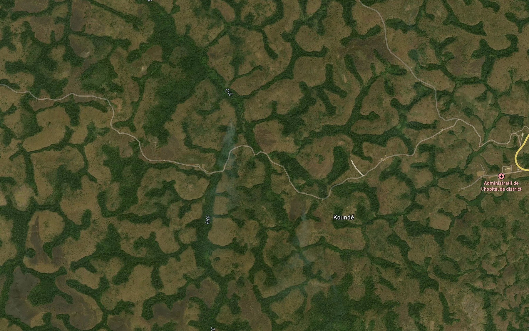 Satellite map of the Mboa