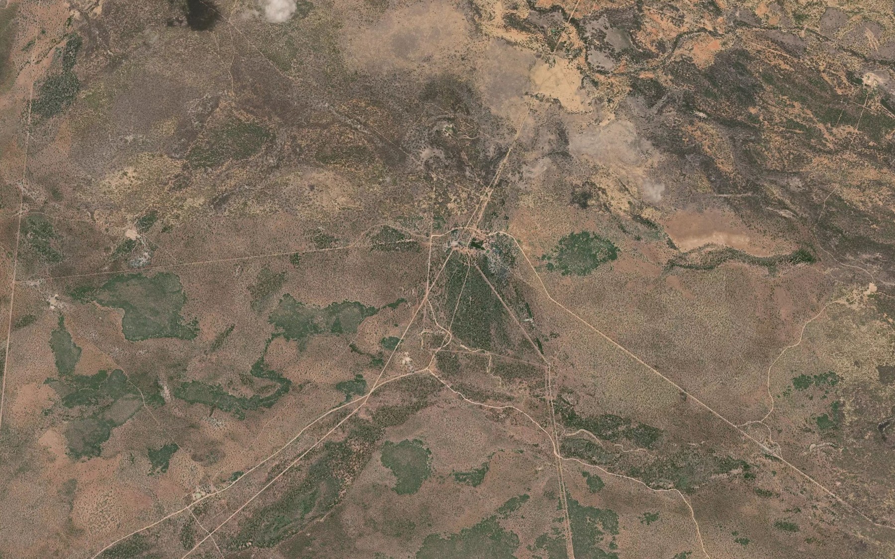 Satellite map of the Double Lagoon
