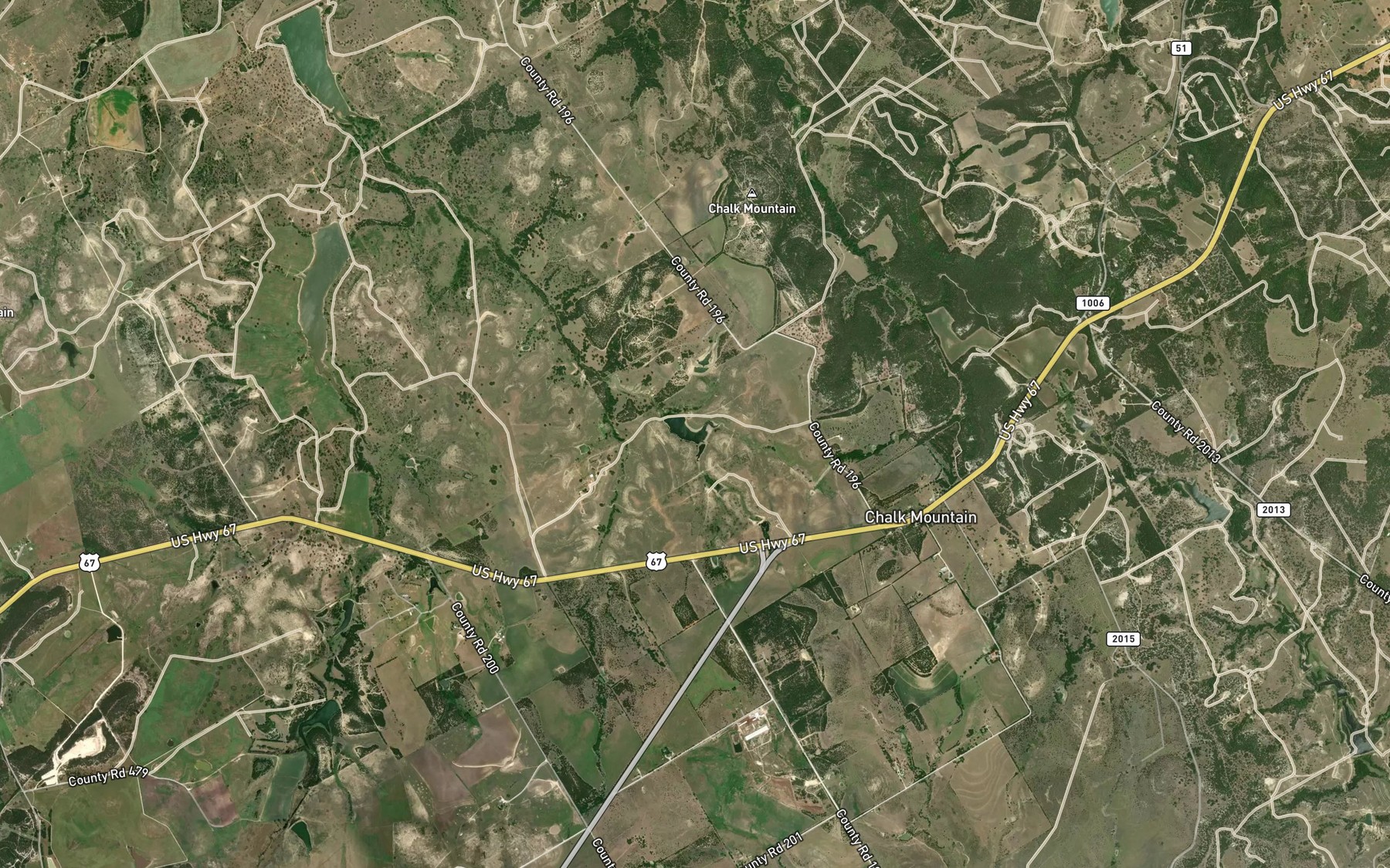 Satellite map of the Lesley Lake Number 2