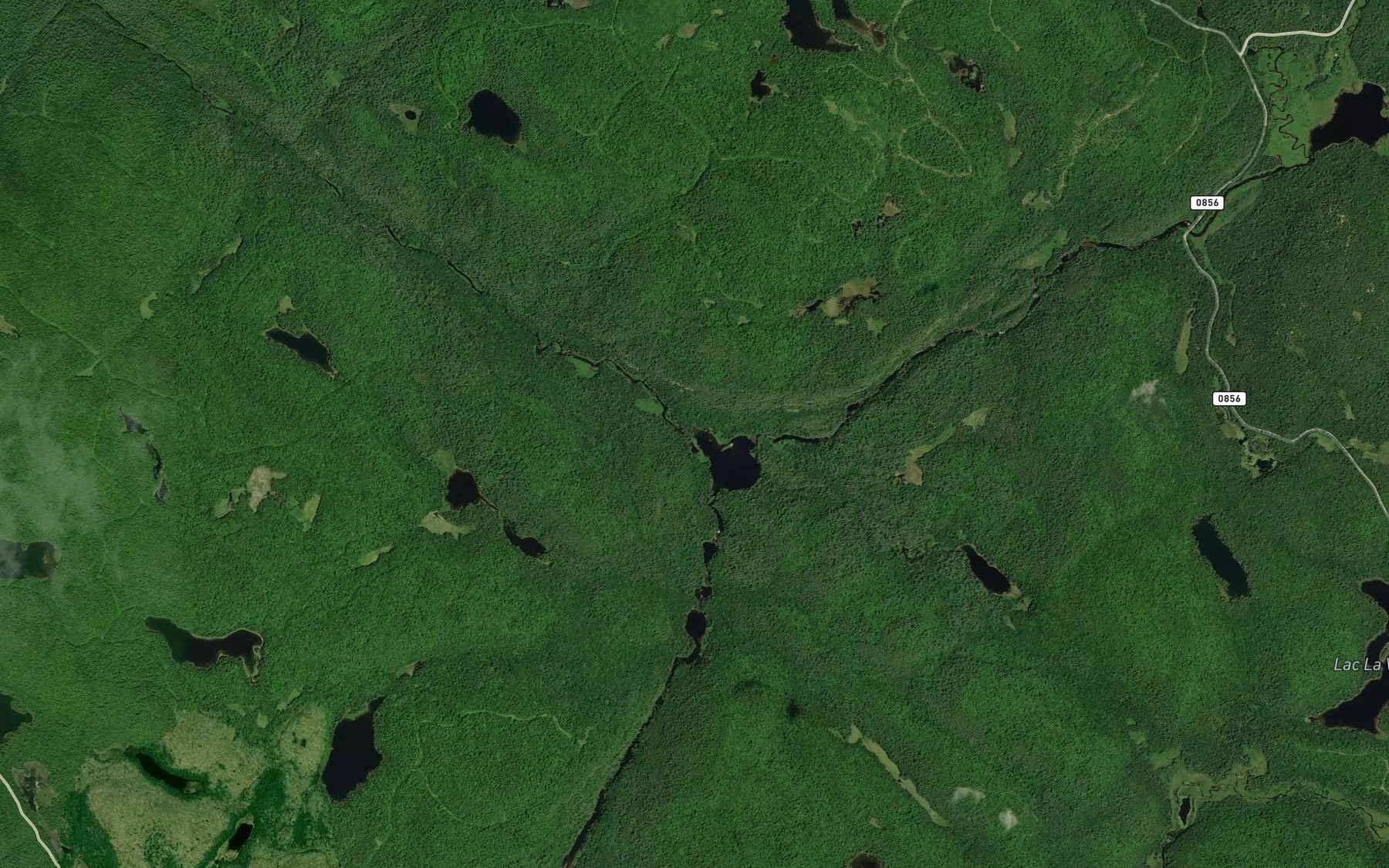 Satellite map of the Riviere Maganasipi Ouest