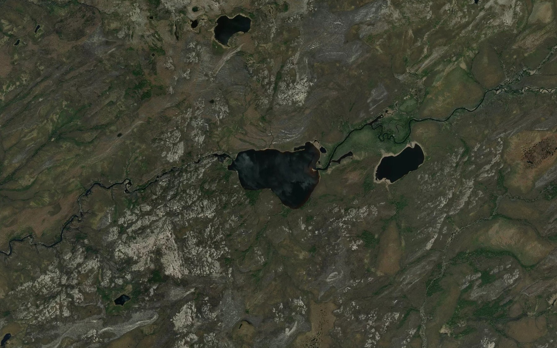 Satellite map of the Lac Kachisachistinu