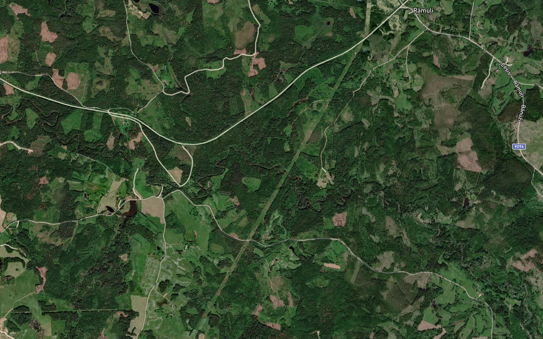 Satellite map of the Dadzupe