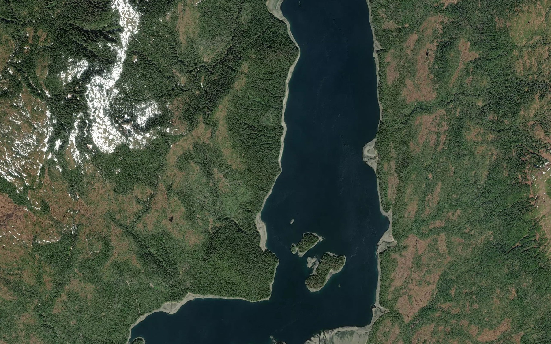Satellite map of the North Rapid