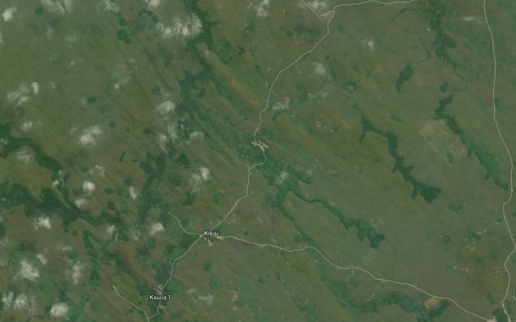 Satellite map of the Kikambi