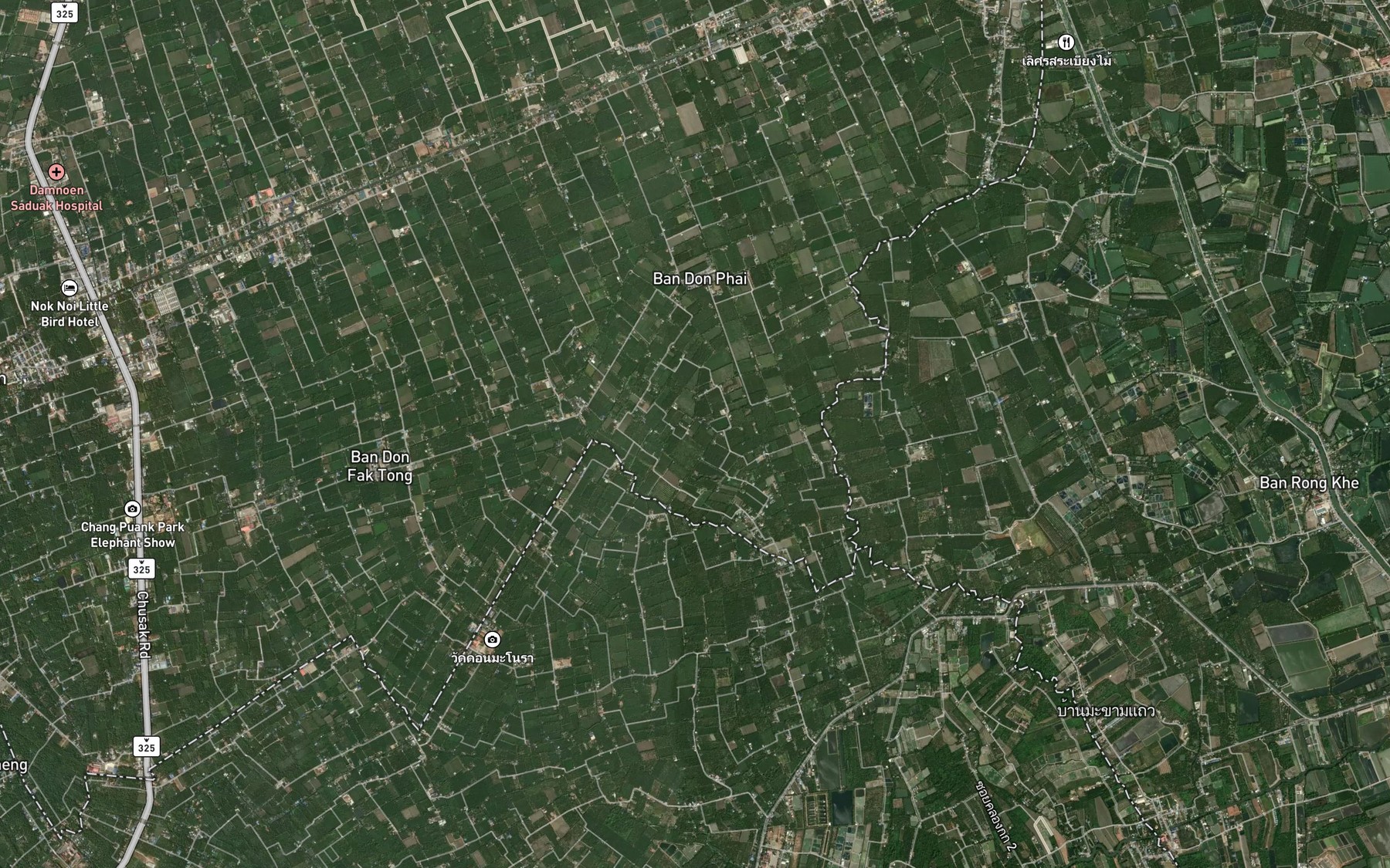 Satellite map of the Lam Rang Bang Phung