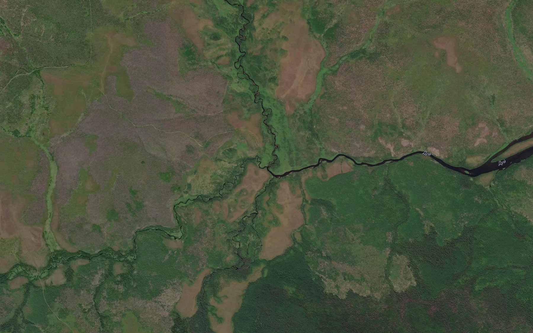 Satellite map of the Pereval'naya