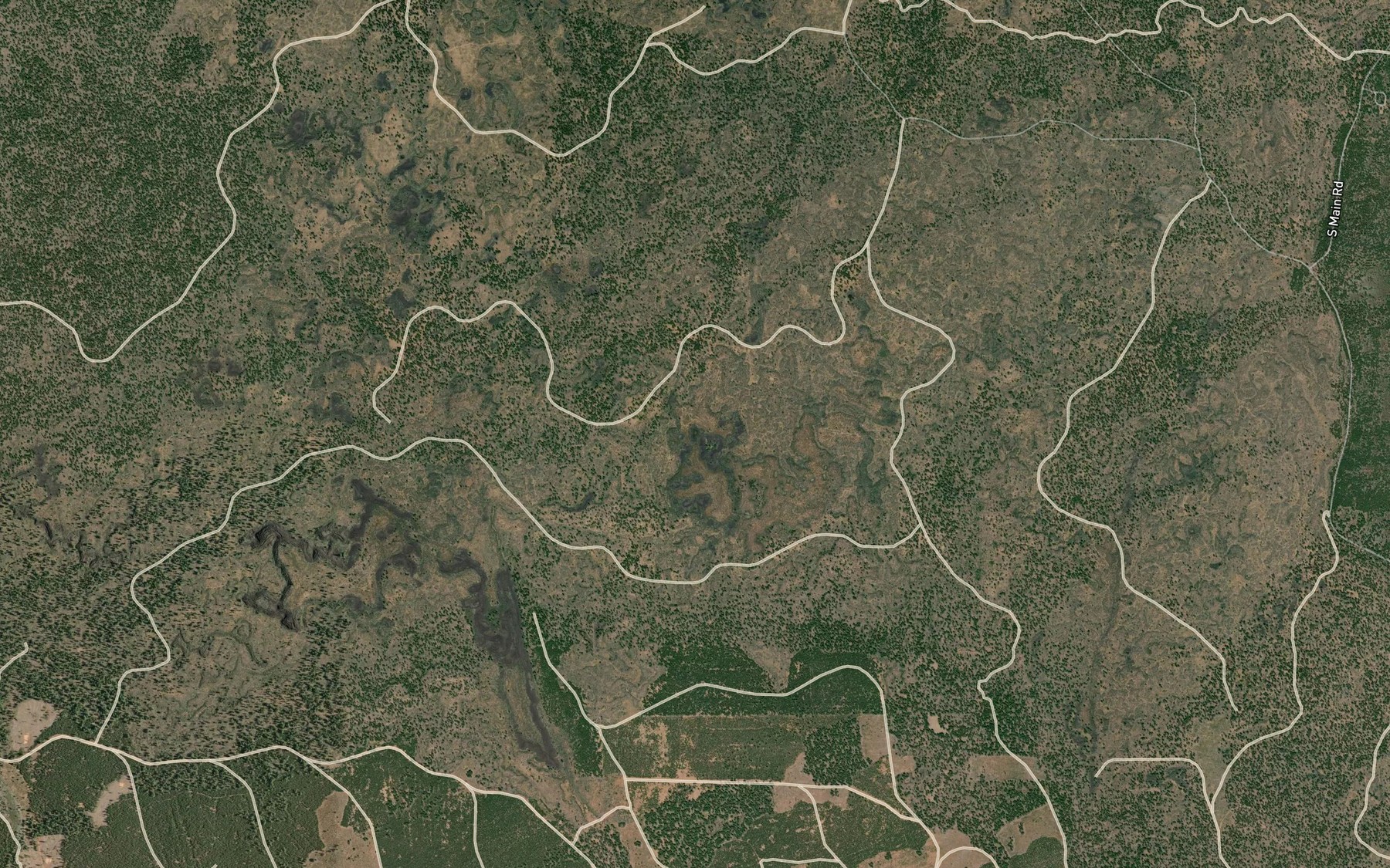 Satellite map of the Frog Waterhole