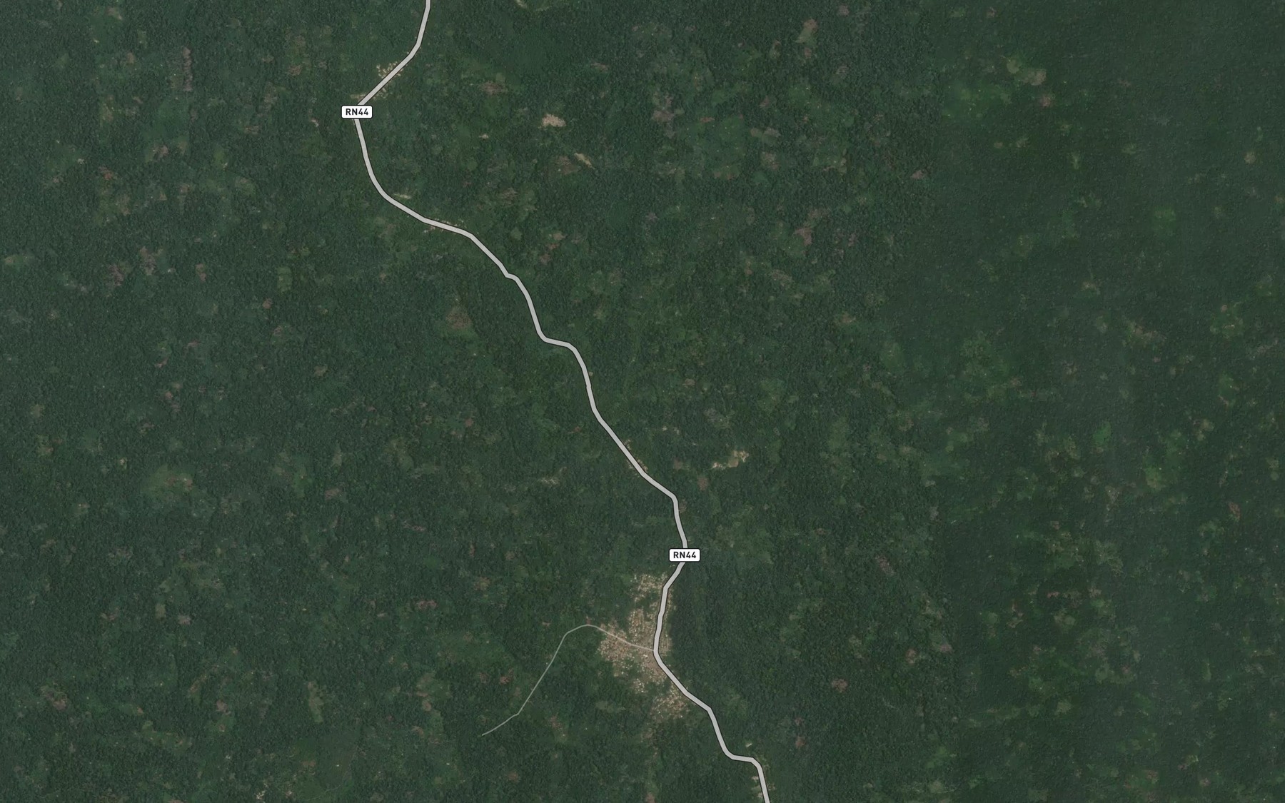 Satellite map of the Milali