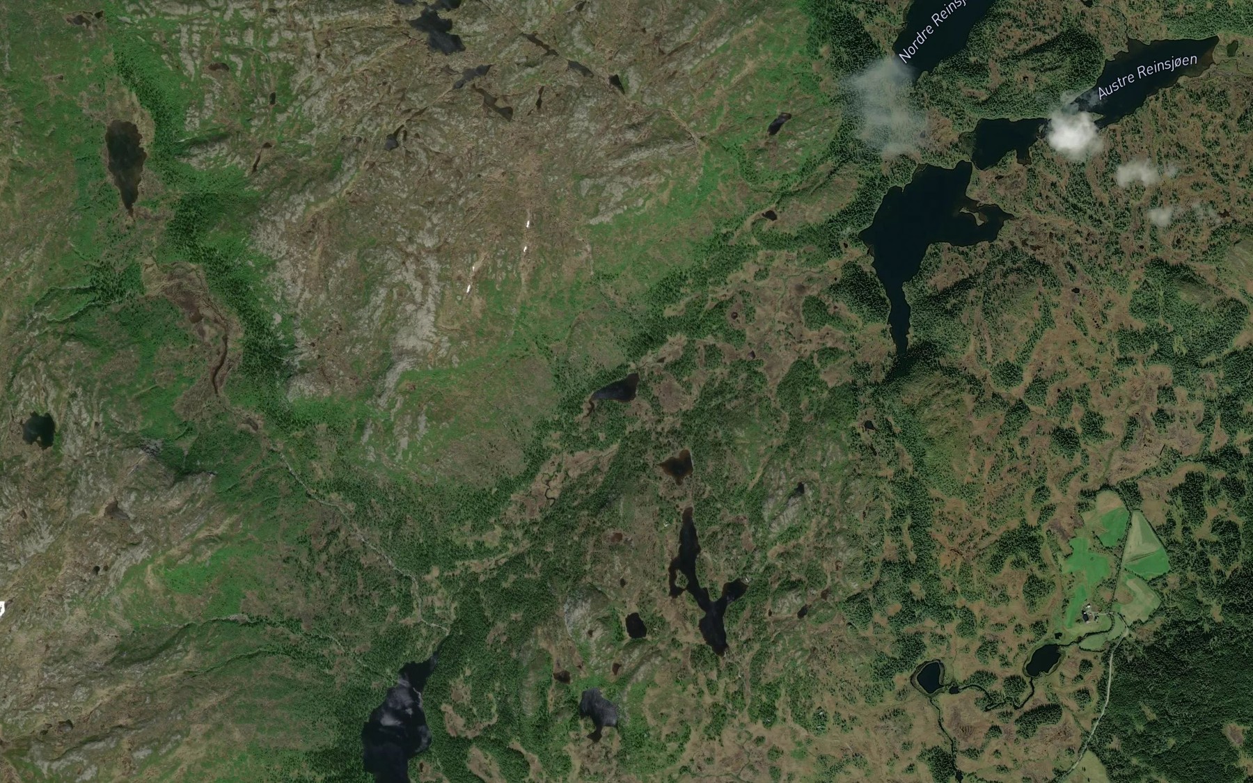 Satellite map of the Svartvatnet