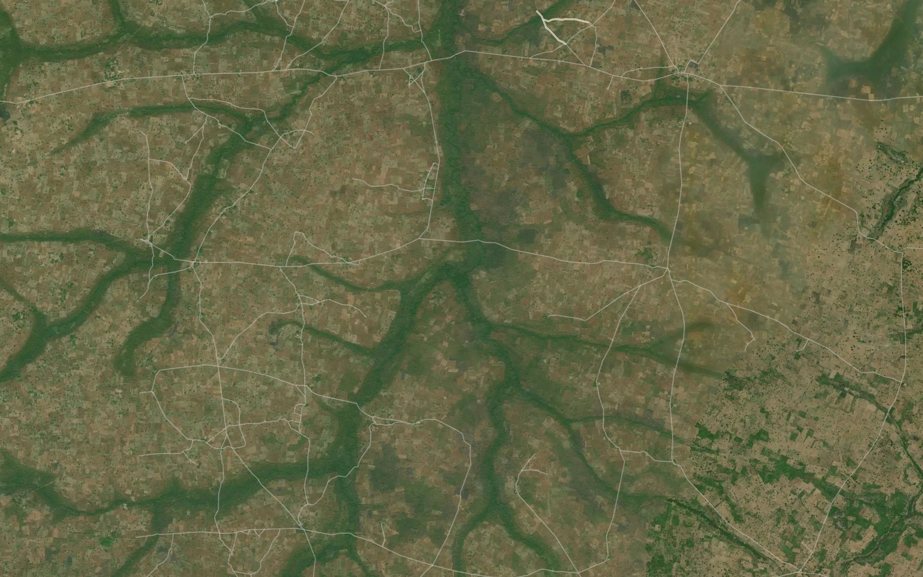 Satellite map of the River Gesaki