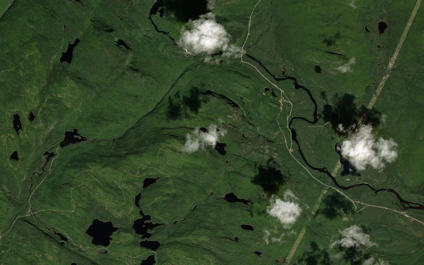 Satellite map of the Lac de l'Ilot