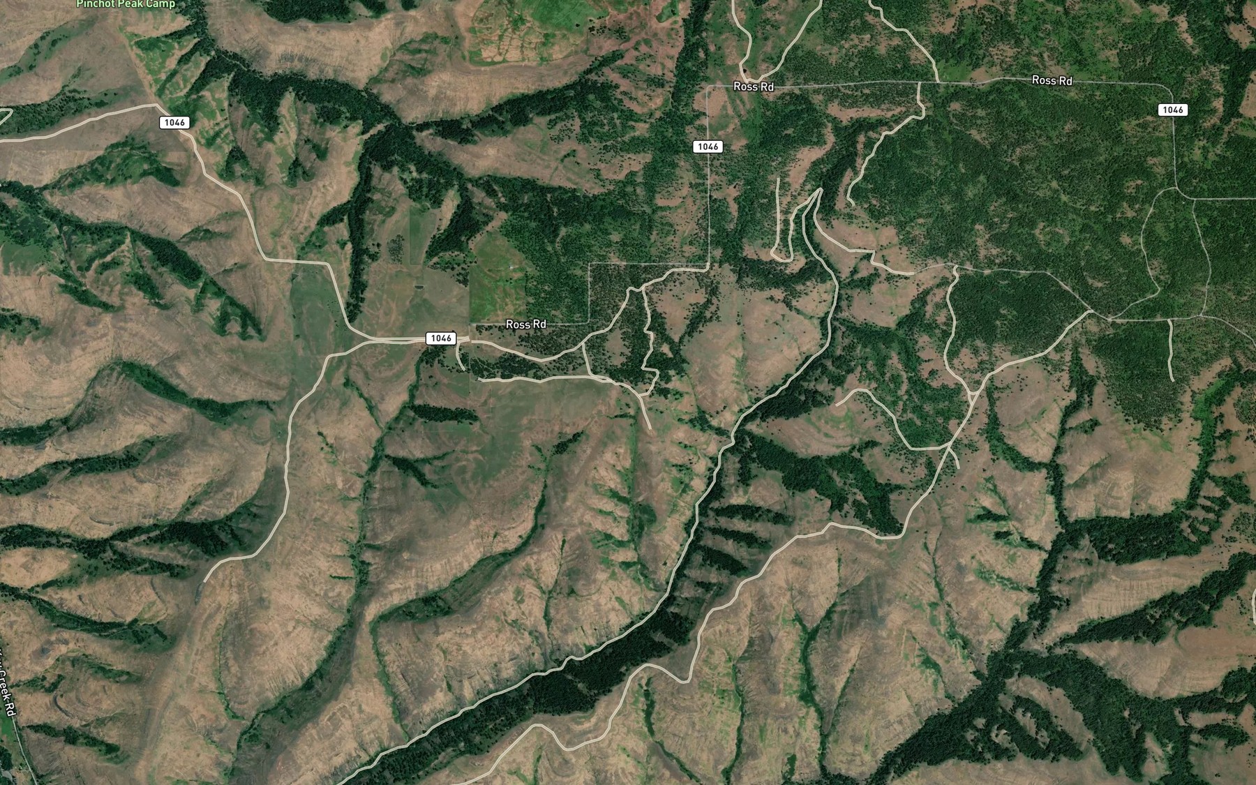 Satellite map of the Marlin Spring