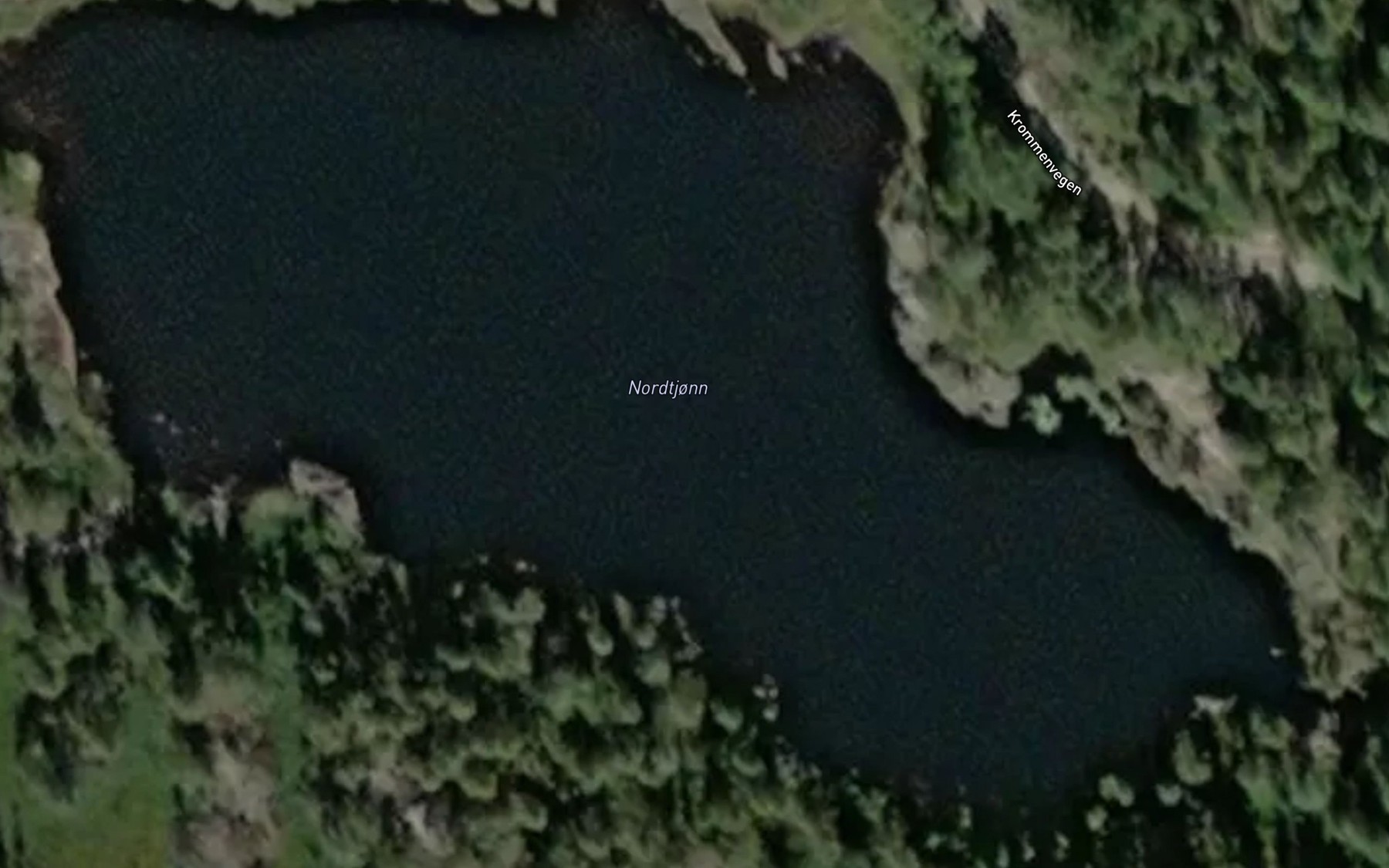 Satellite map of the Nordtjonn
