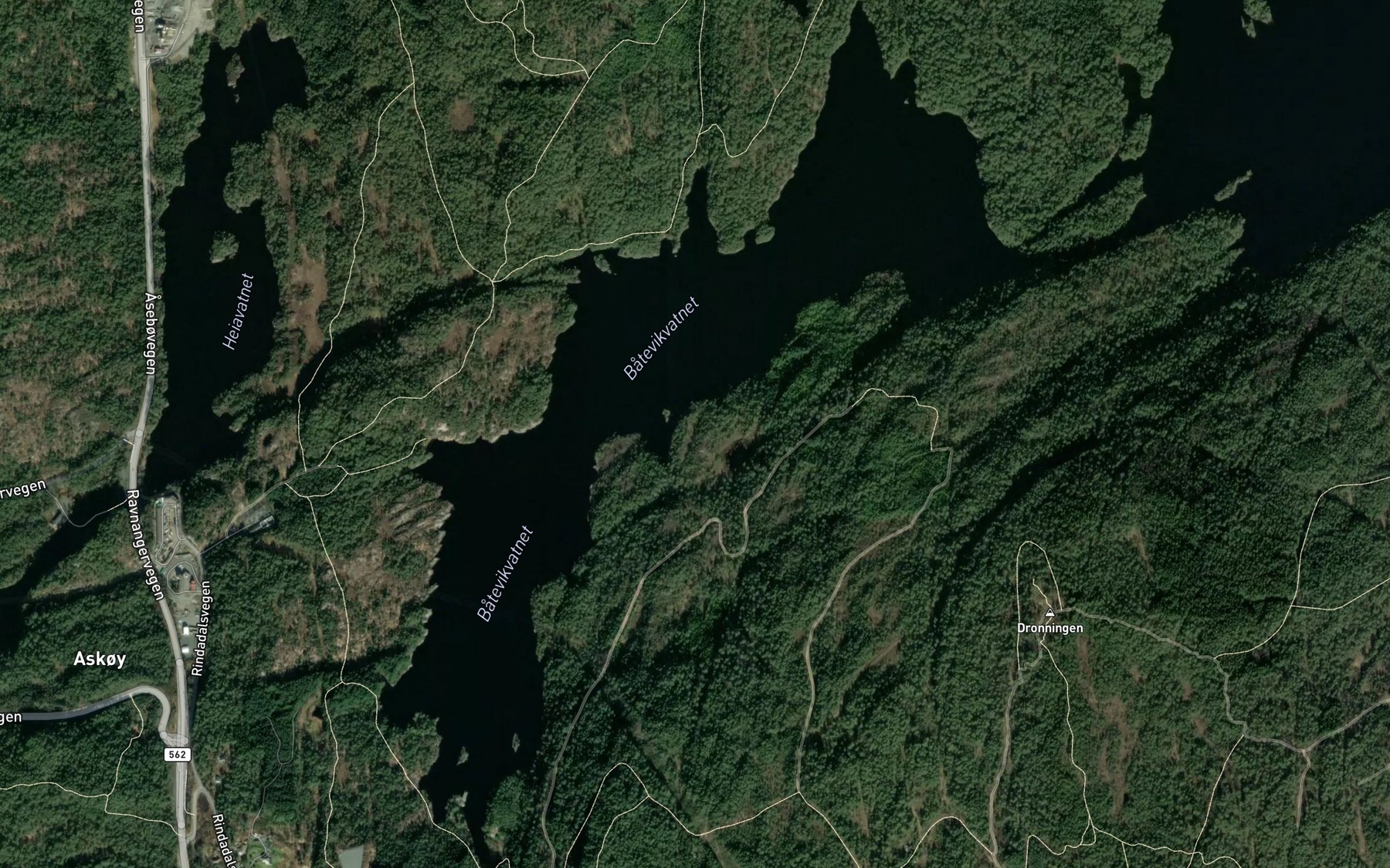 Satellite map of the Grondalsvika