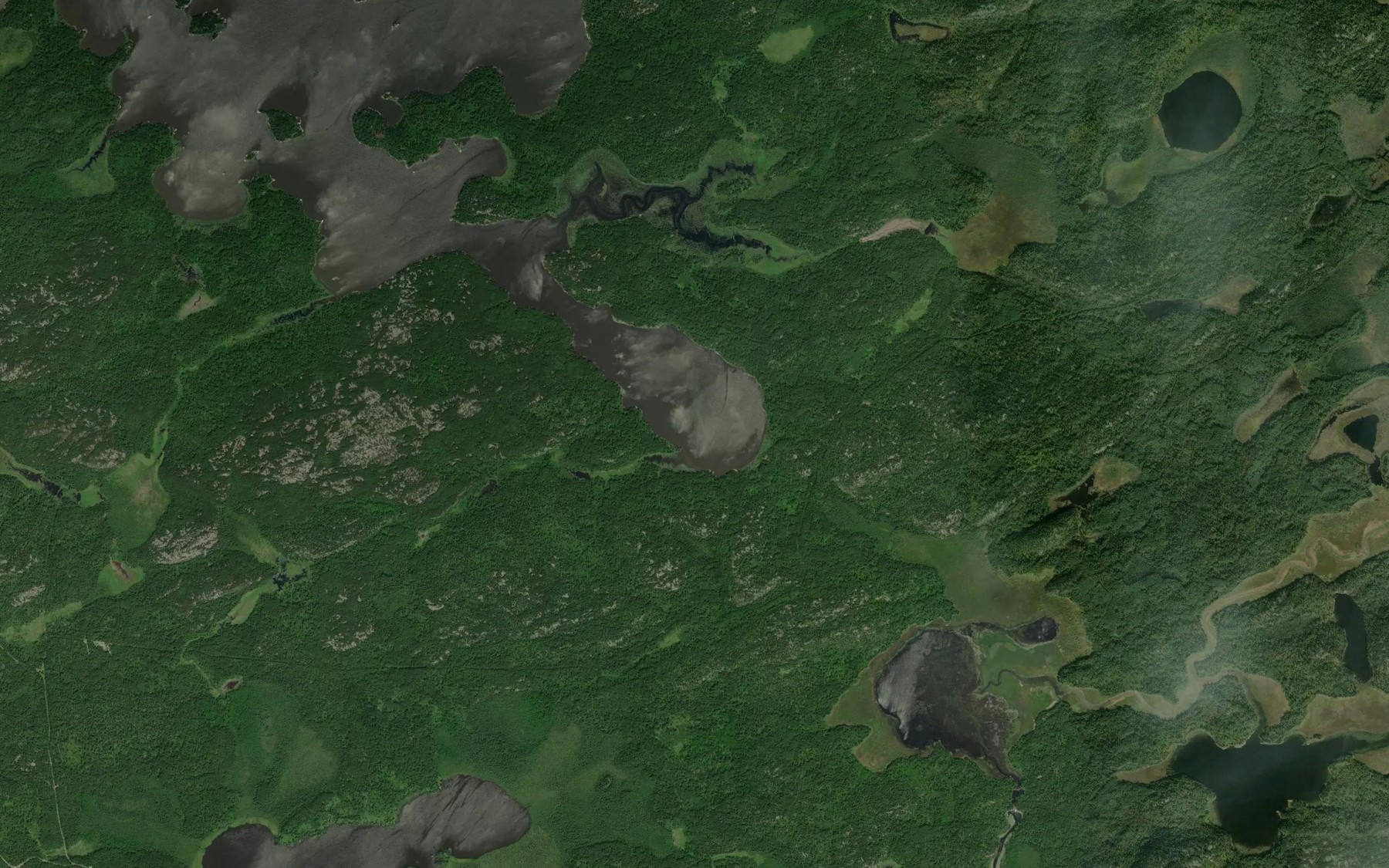 Satellite map of the South Bay