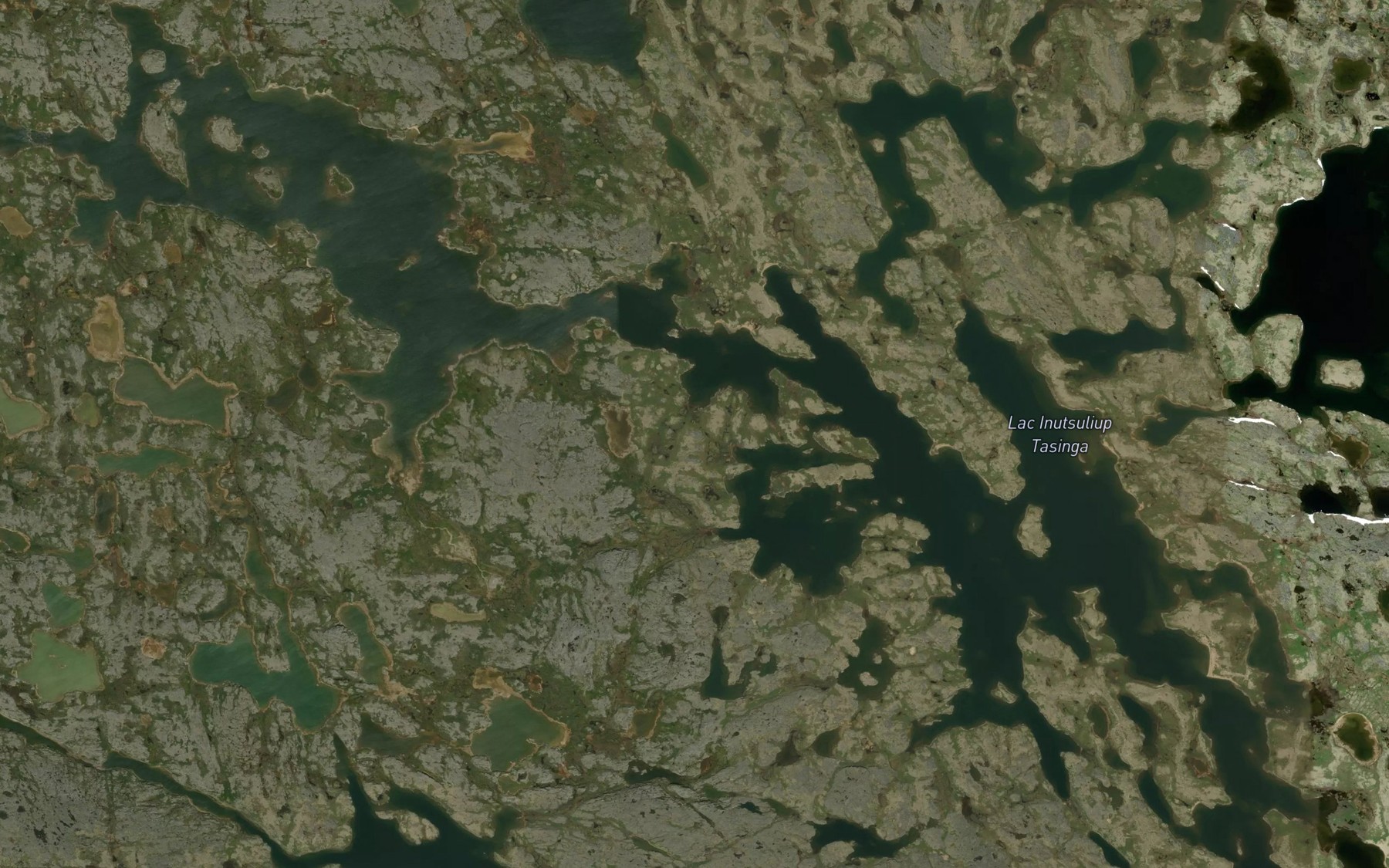 Satellite map of the Lac Inutsuliup Tasinga