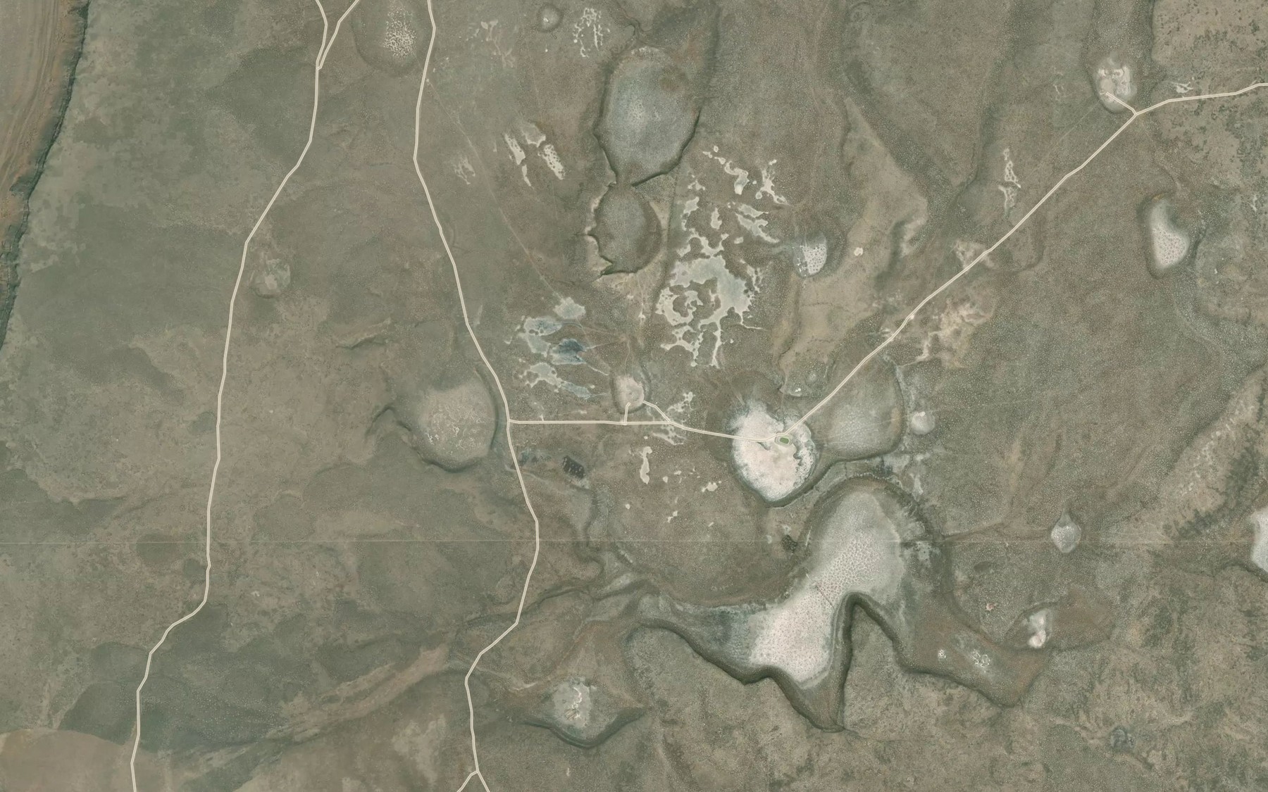 Satellite map of the South Lake Waterhole