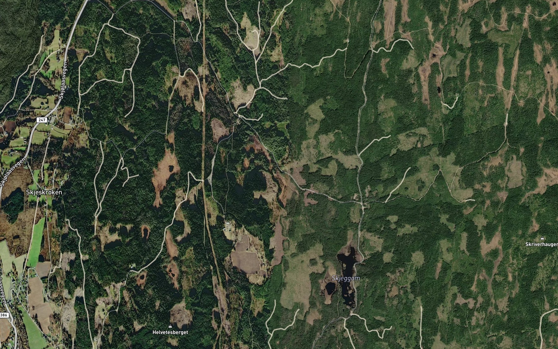 Satellite map of the Lokbekken