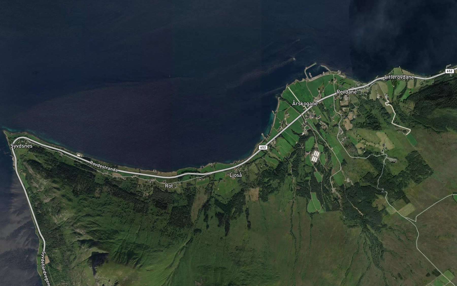 Satellite map of the Rovdebogen
