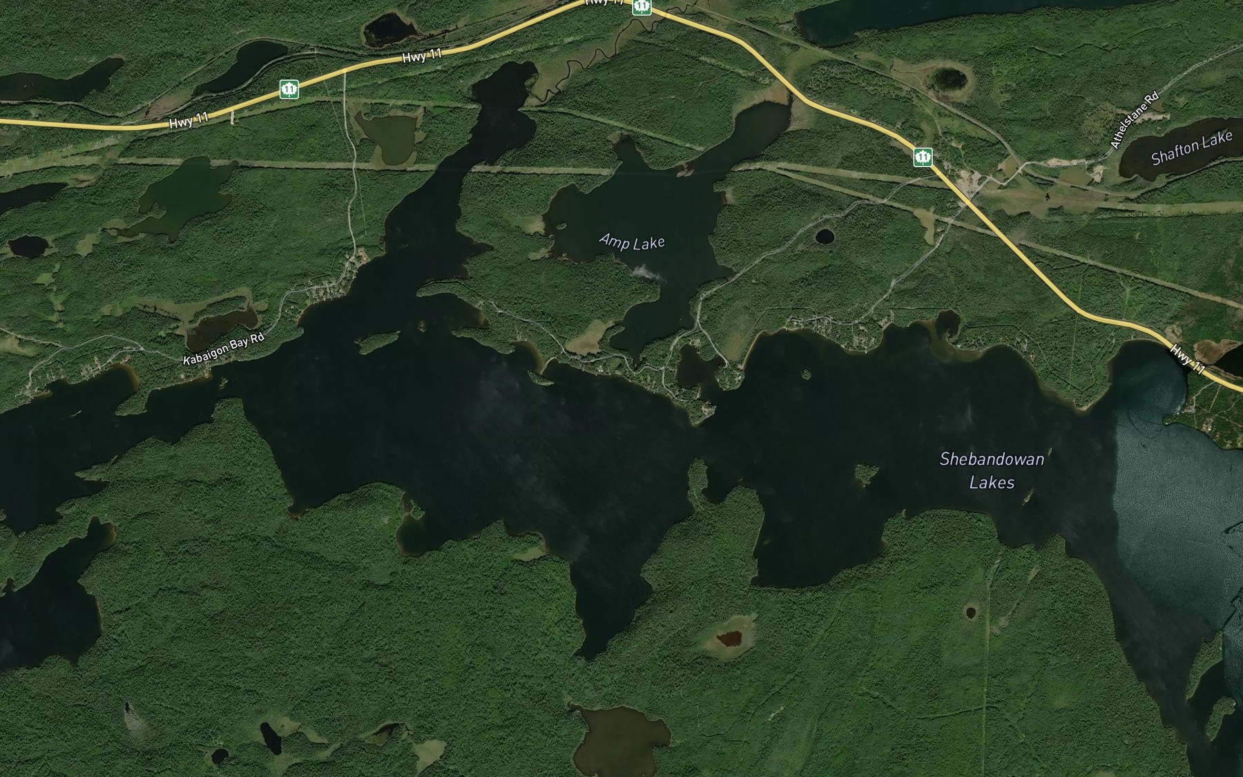 Satellite map of the Middle Gap