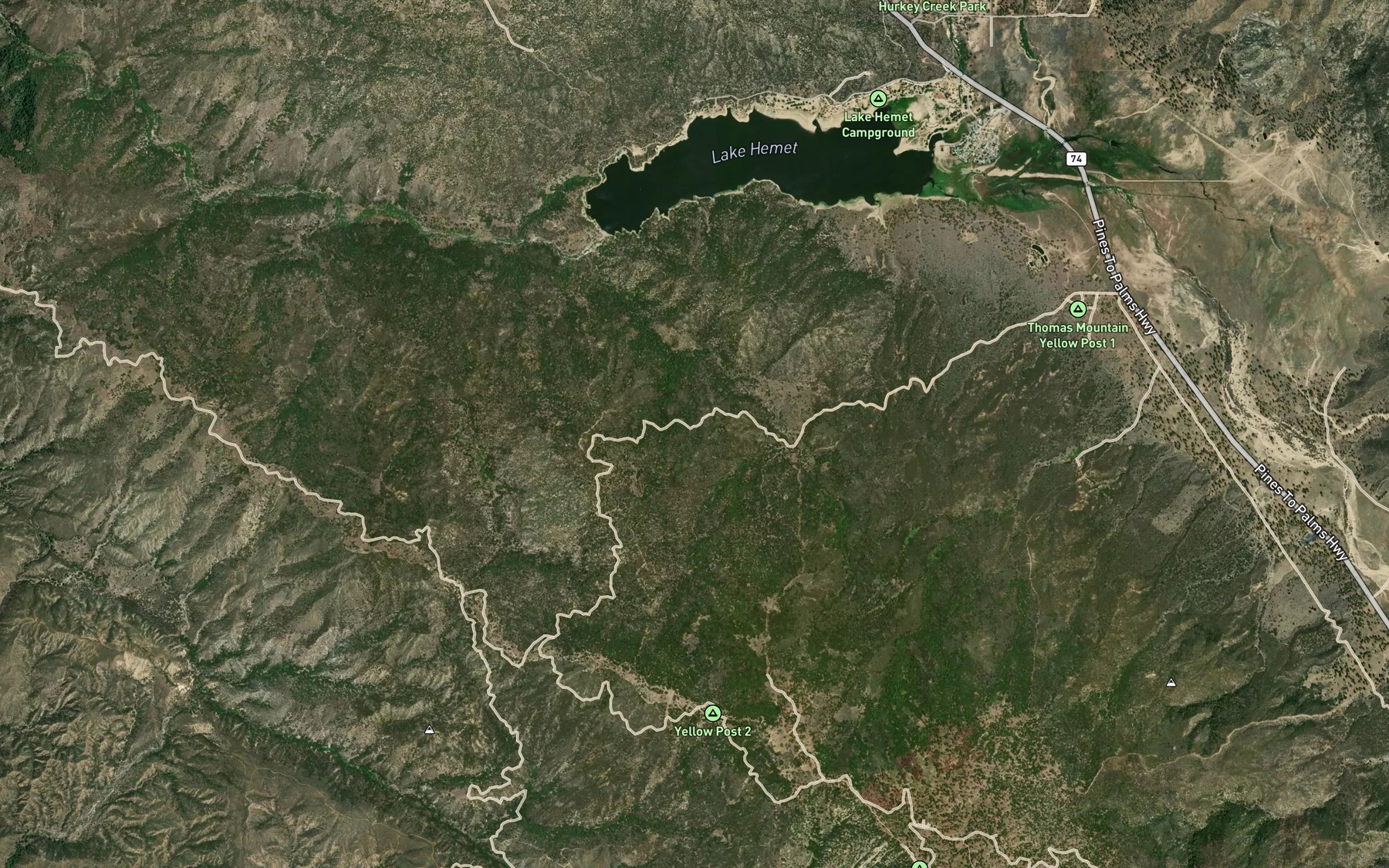 Satellite map of the Jozee Spring
