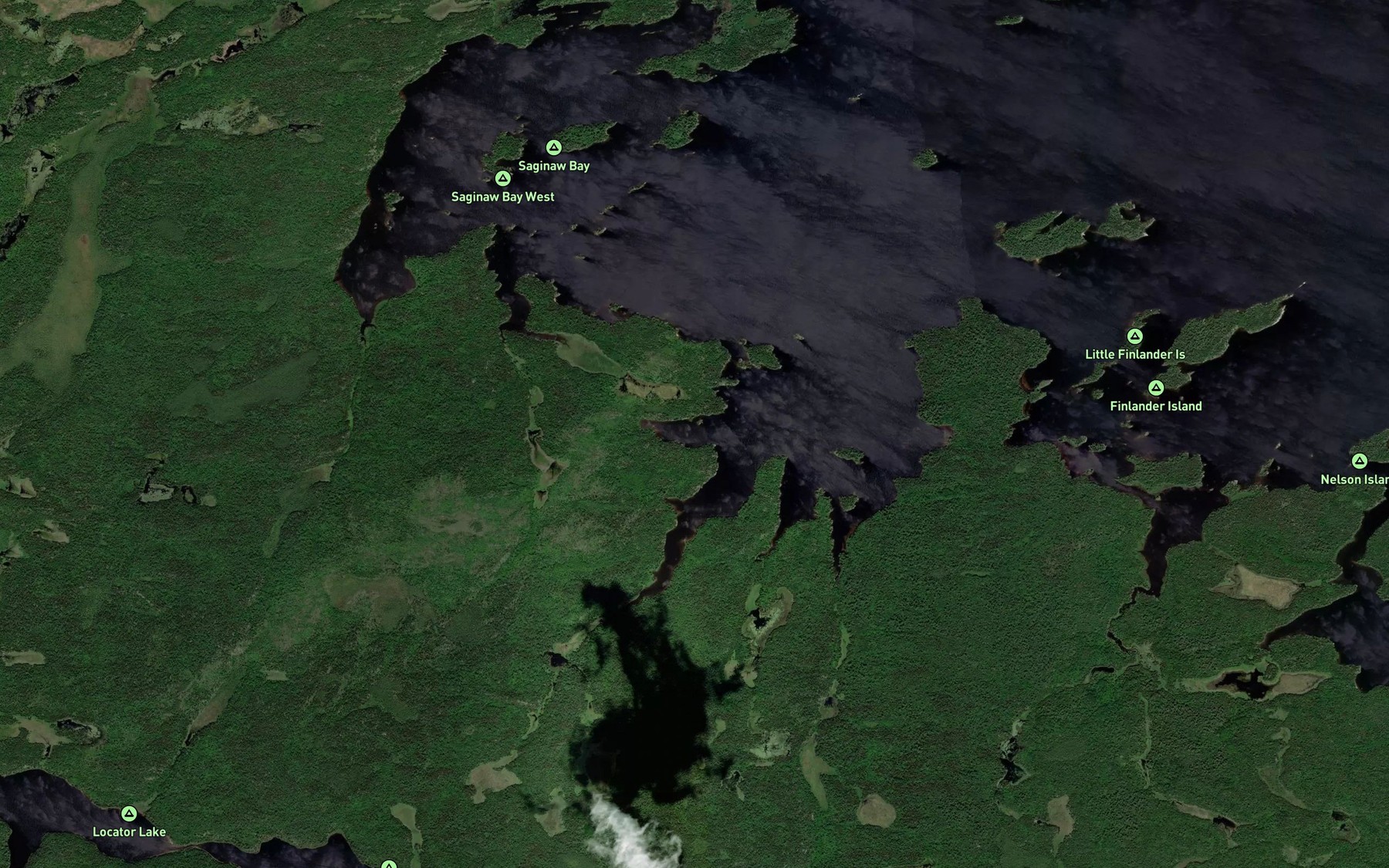 Satellite map of the Spot 5