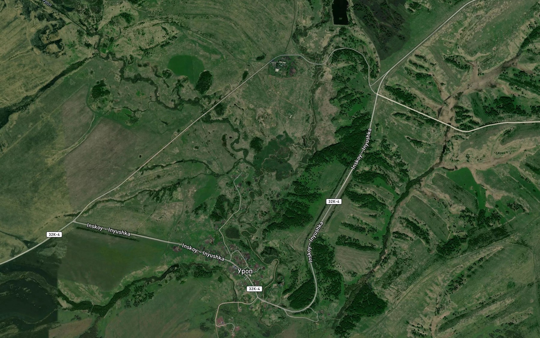 Satellite map of the Chernovoy Urop