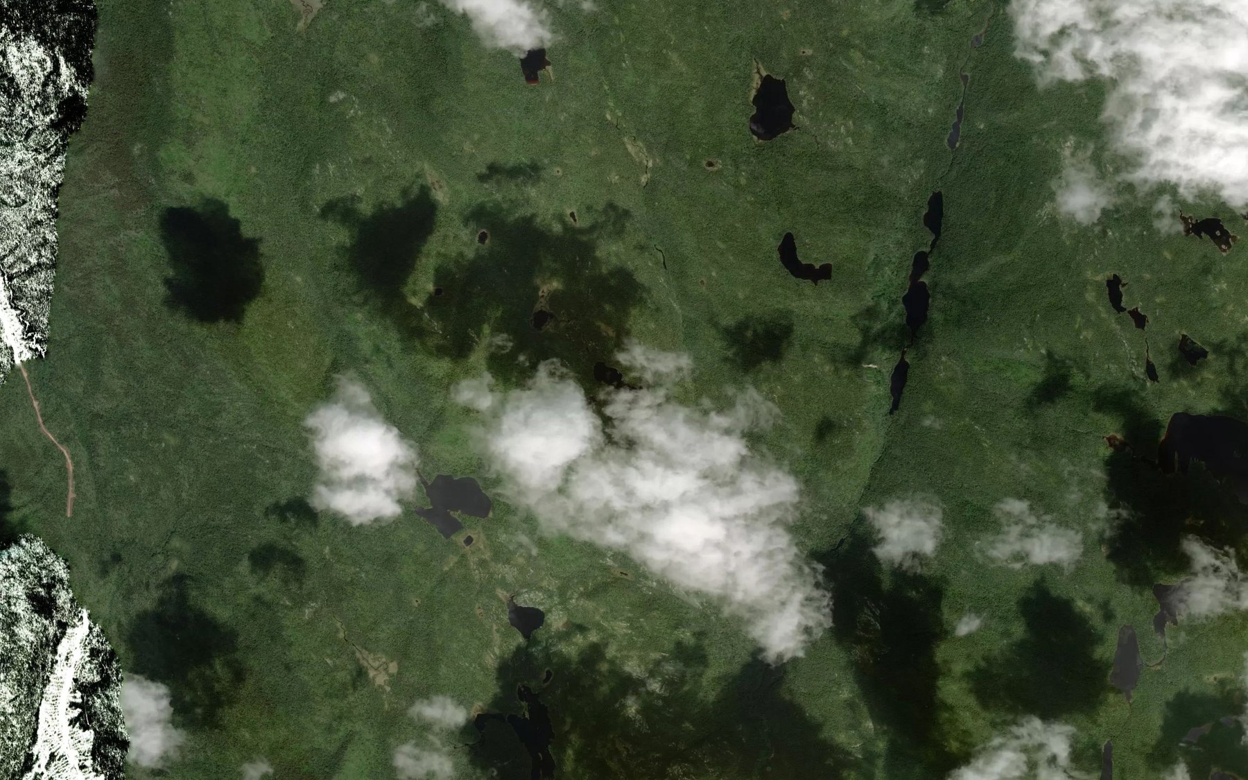 Satellite map of the Lac Frigot