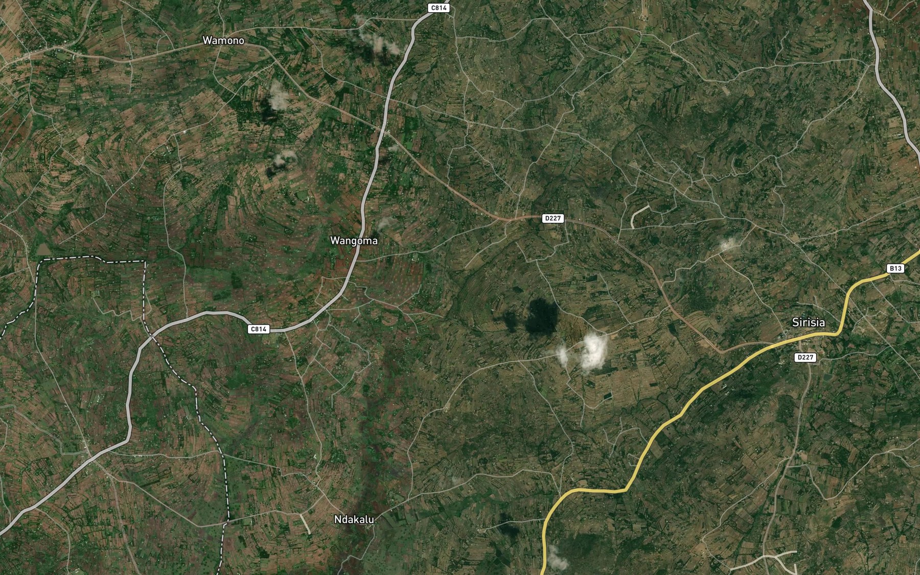 Satellite map of the Sasuri