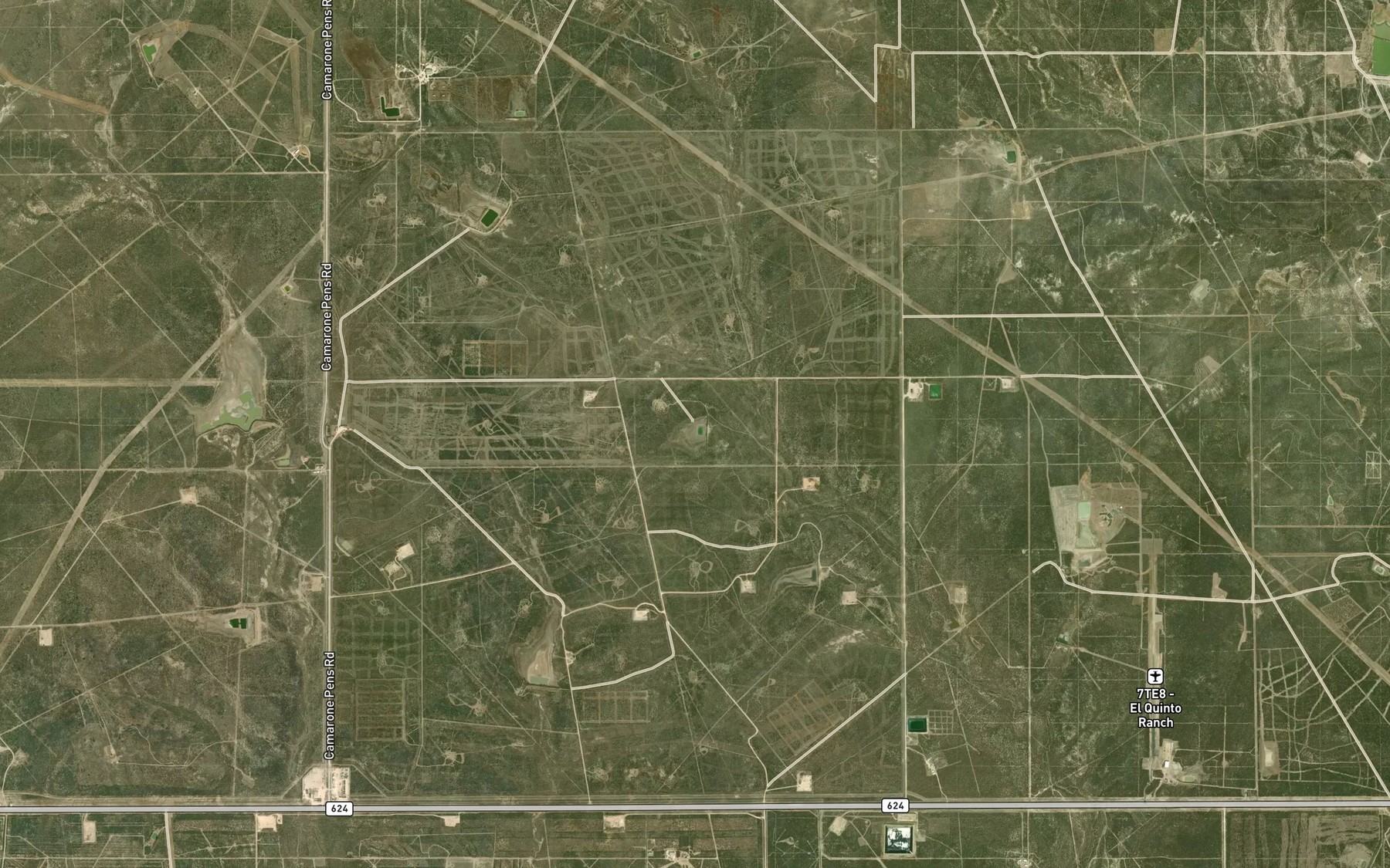 Satellite map of the Cameron Ranch Lake Number 7