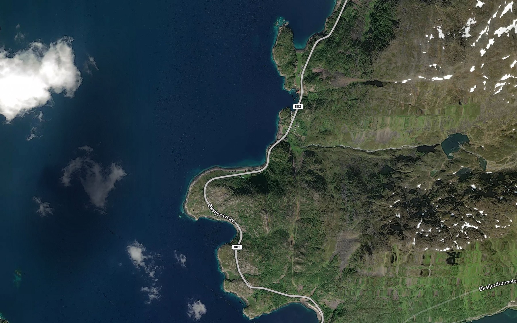 Satellite map of the Seistrand