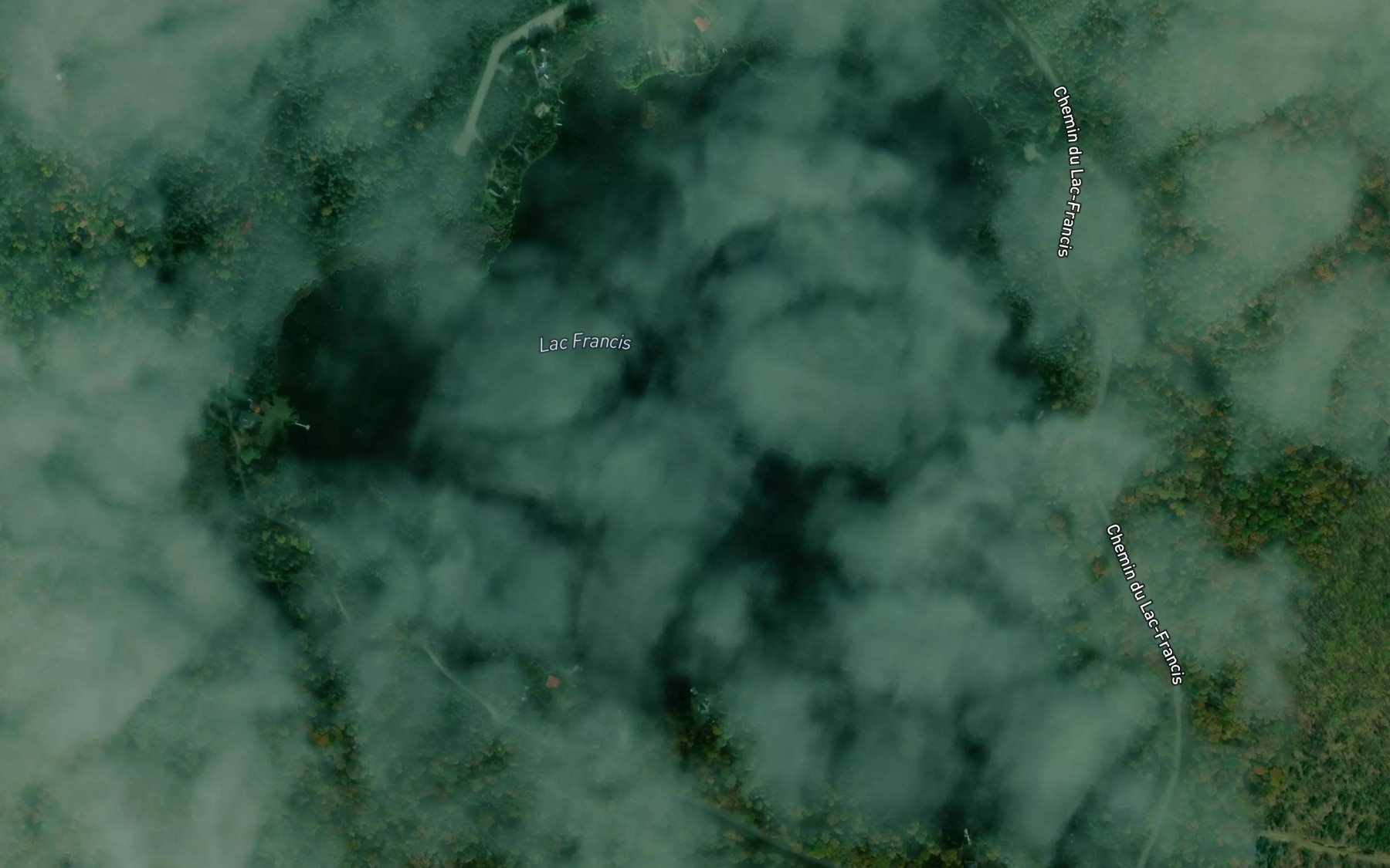 Satellite map of the Lac Francis