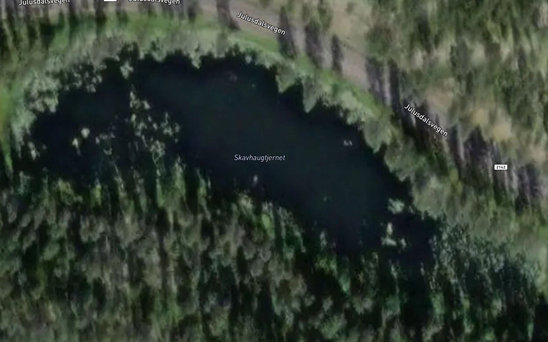 Satellite map of the Skavhaugtjernet