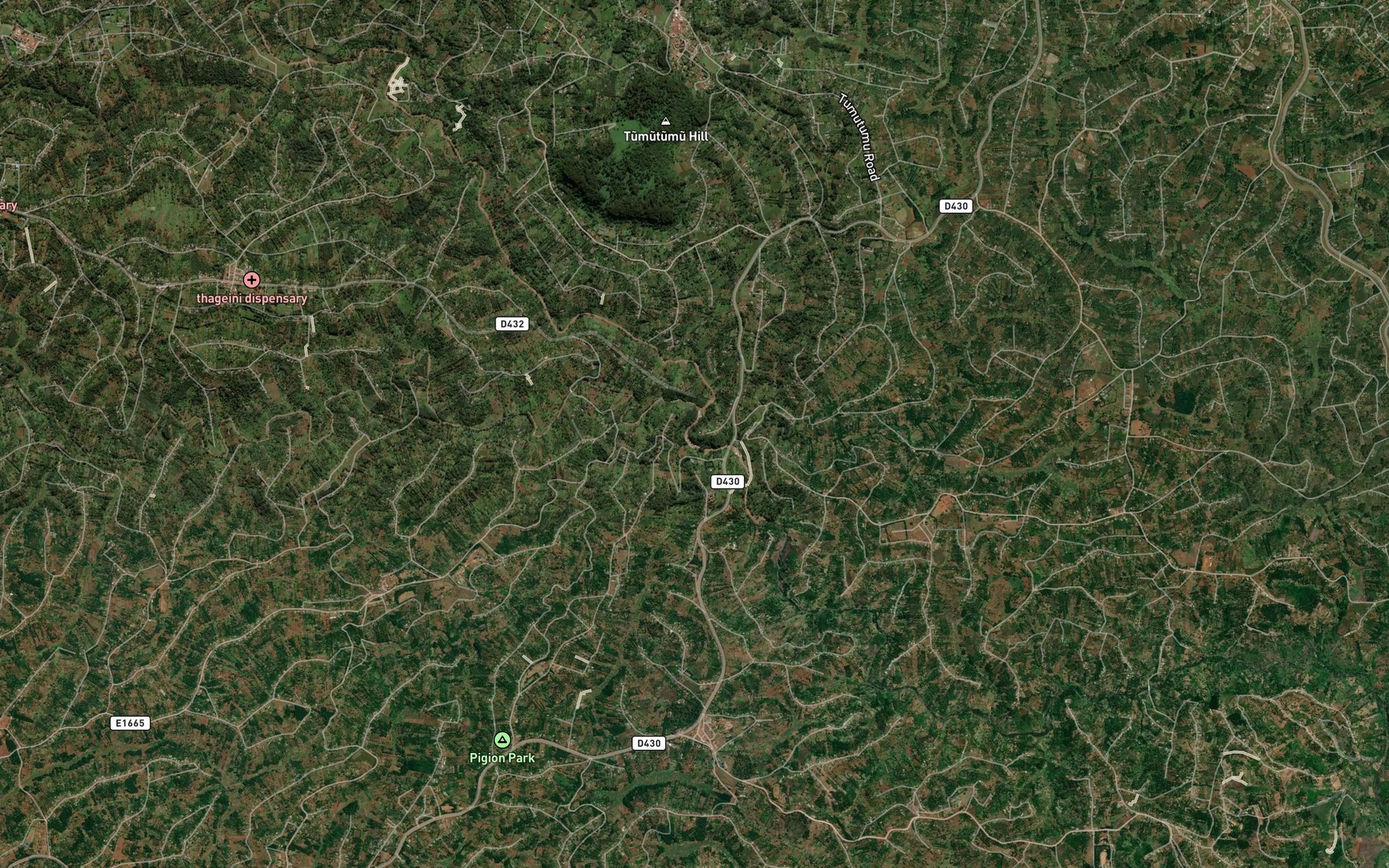 Satellite map of the Gura