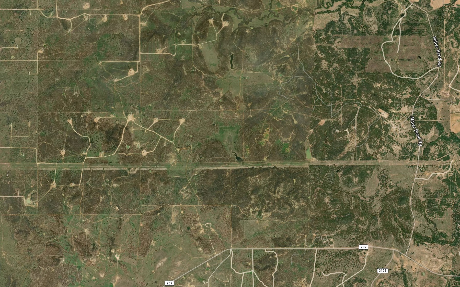 Satellite map of the Manning Vick Lake Number 2