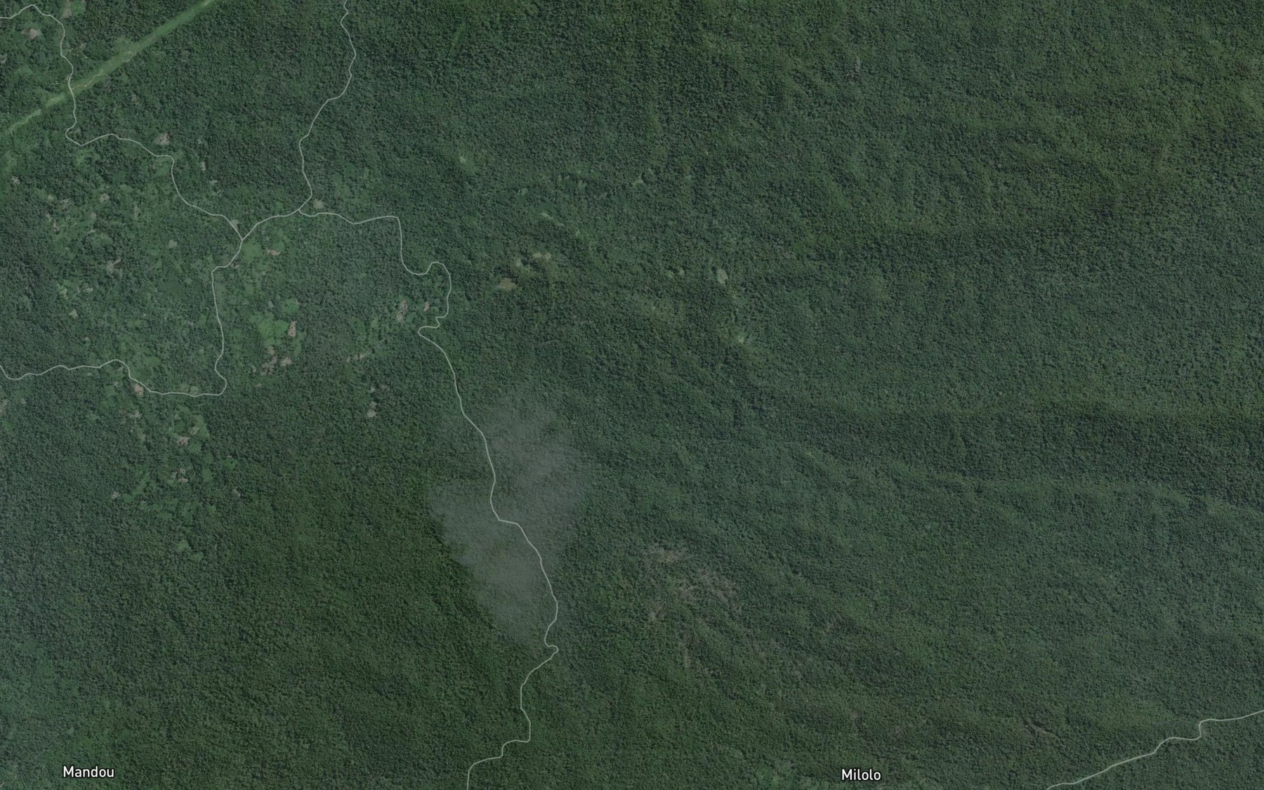 Satellite map of the Nsimbili