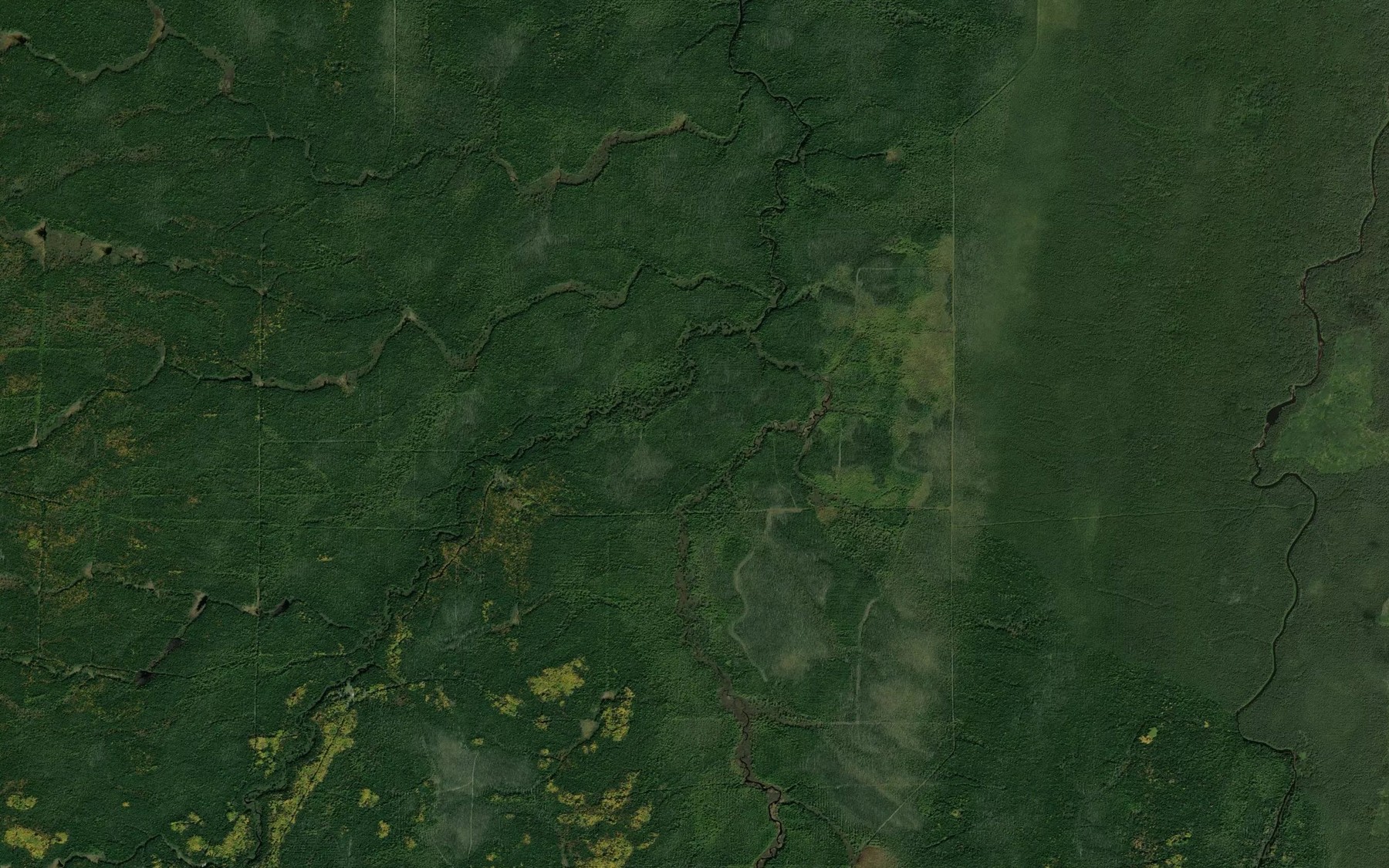 Satellite map of the Kingsmill Creek