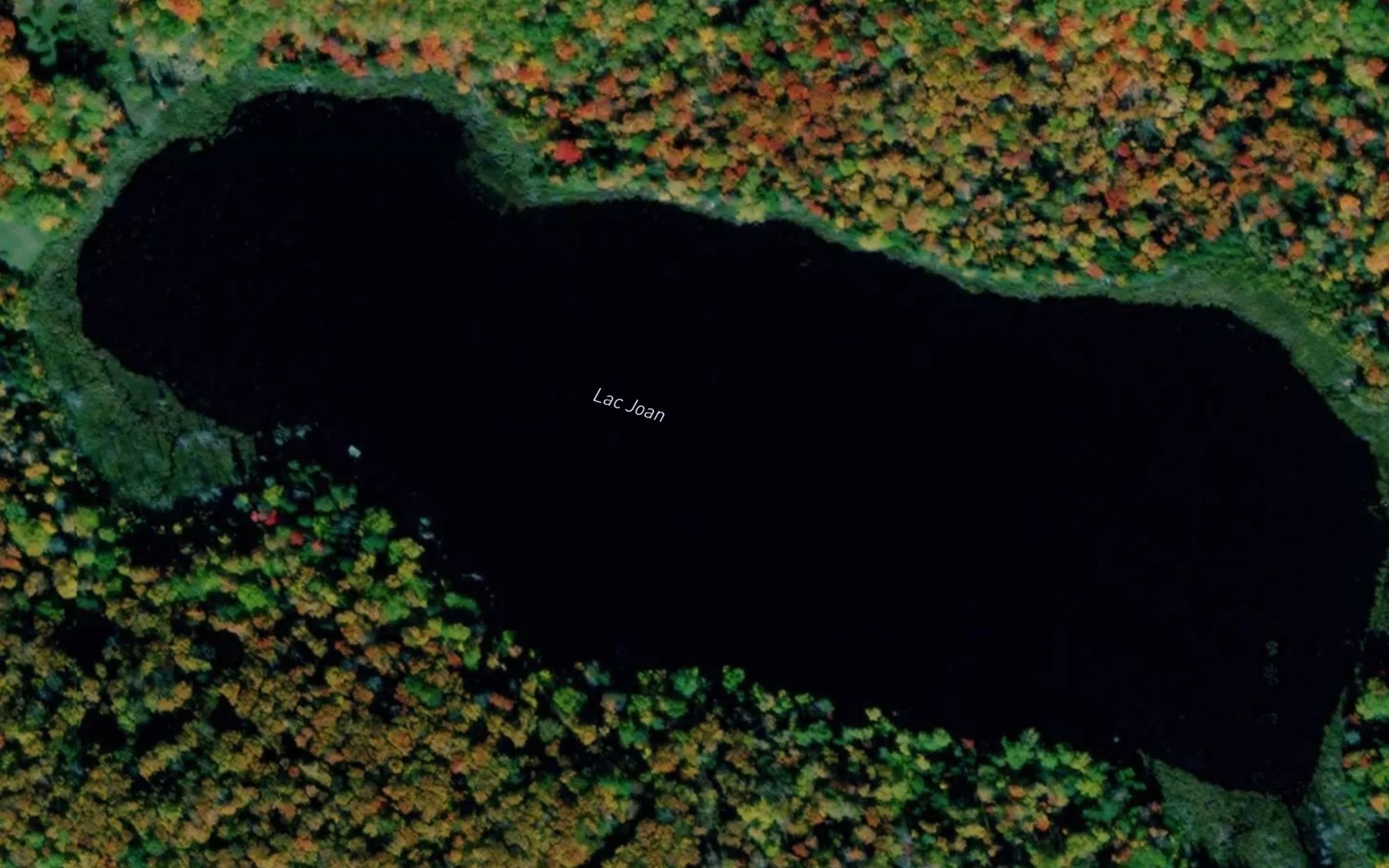 Satellite map of the Lac Joan