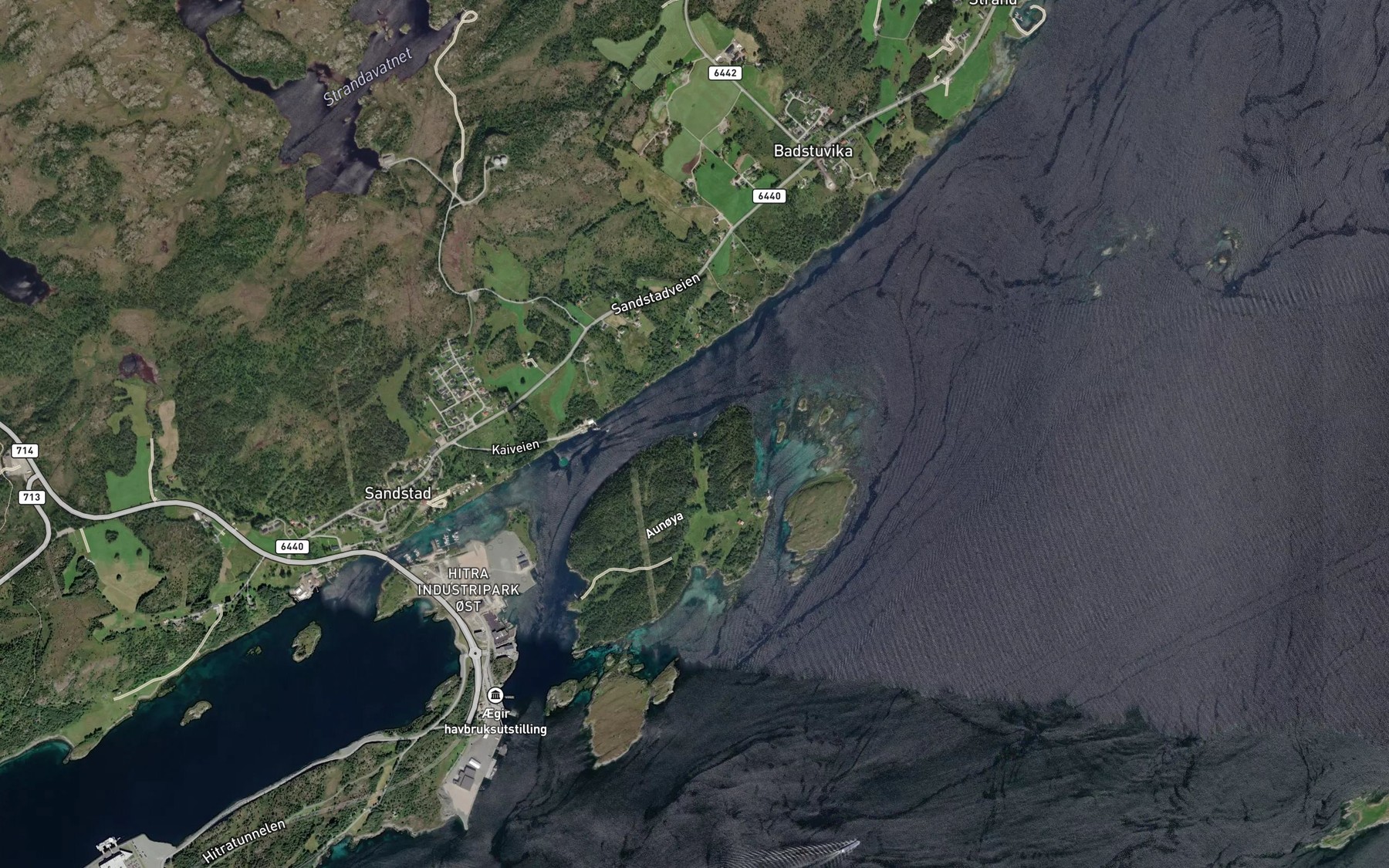 Satellite map of the Jutulbukta