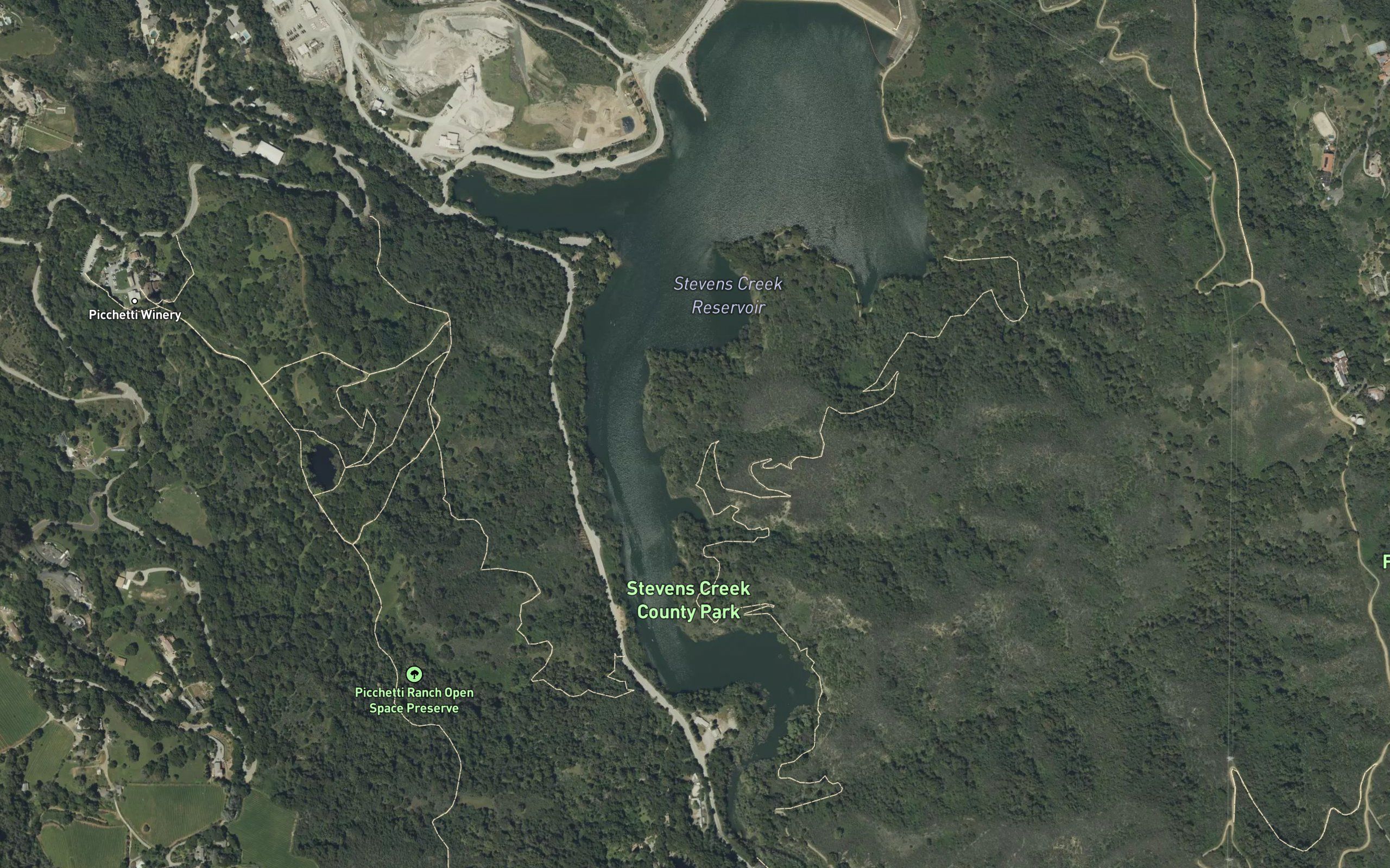 Stevens Creek Reservoir