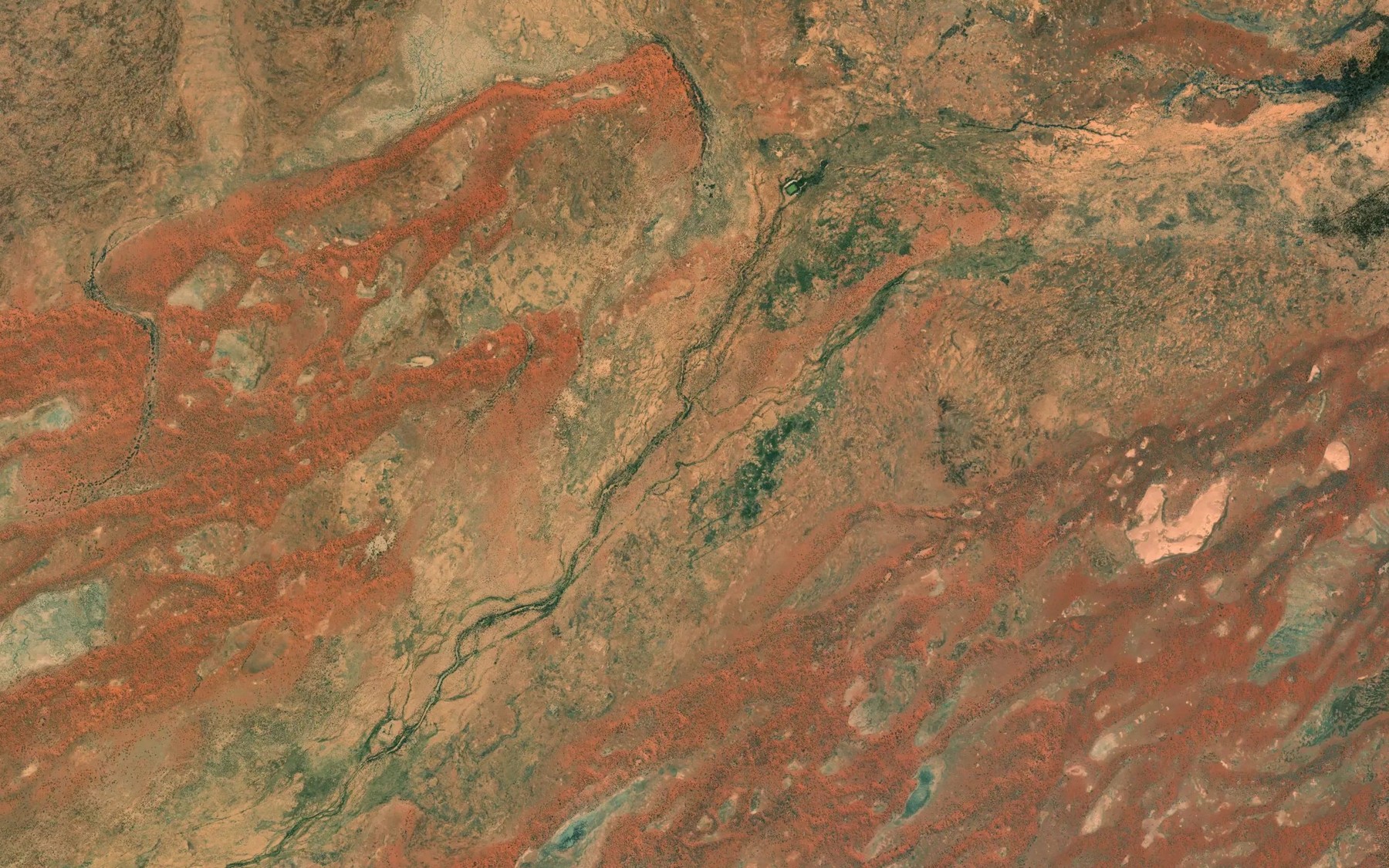 Satellite map of the Tilterana Creek