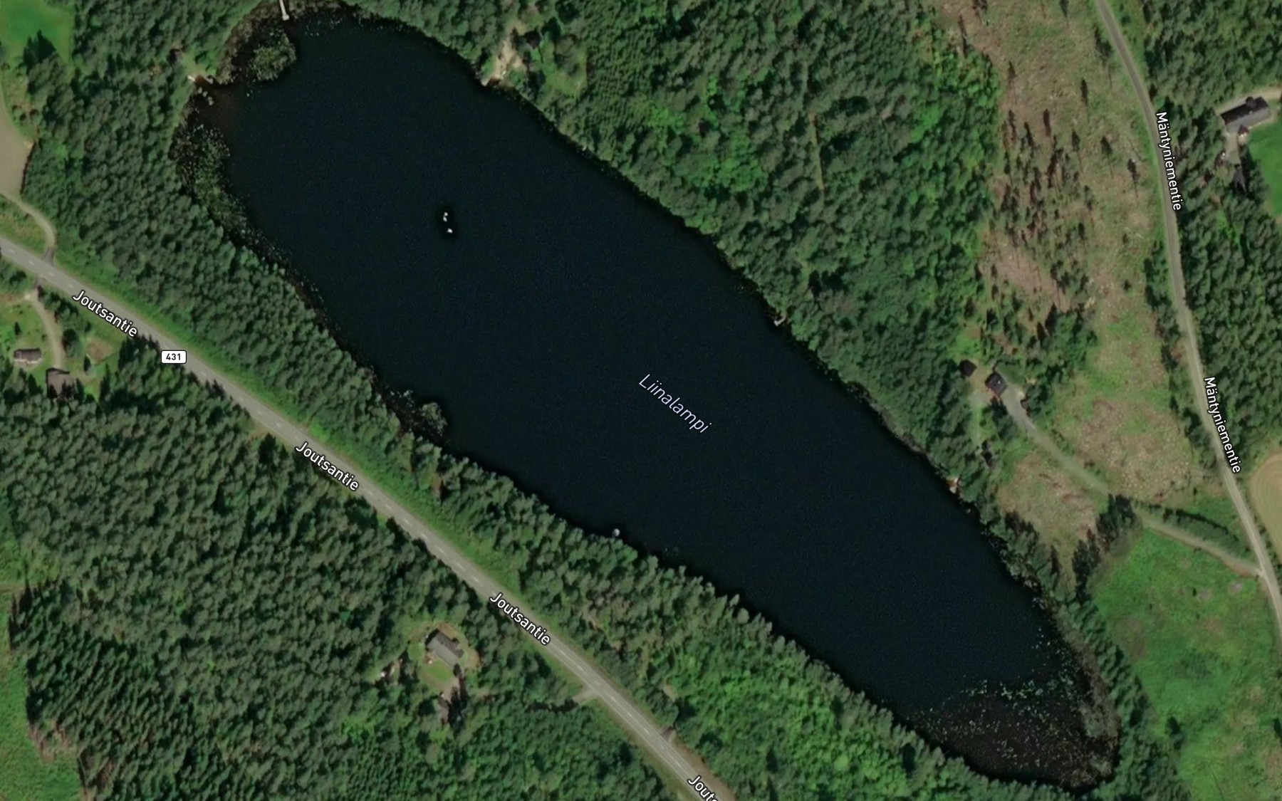 Satellite map of the Liinalampi