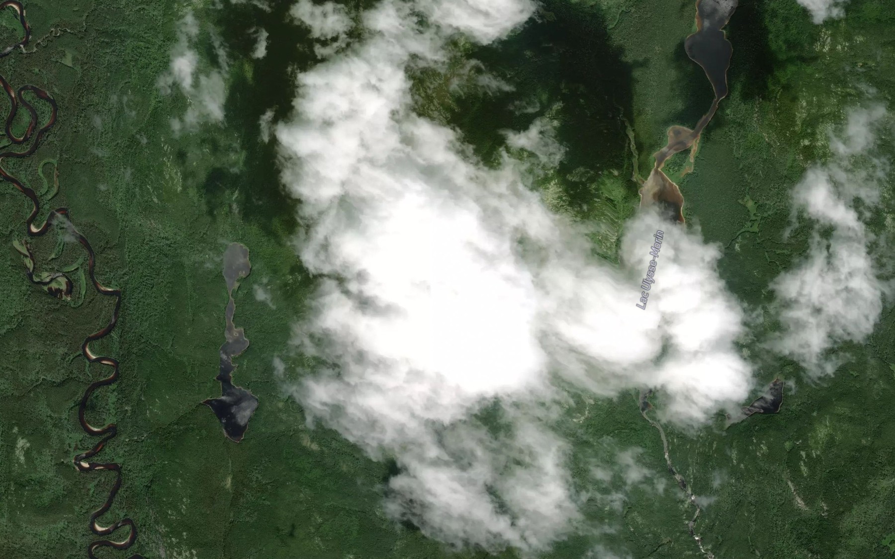 Satellite map of the Lac Galard