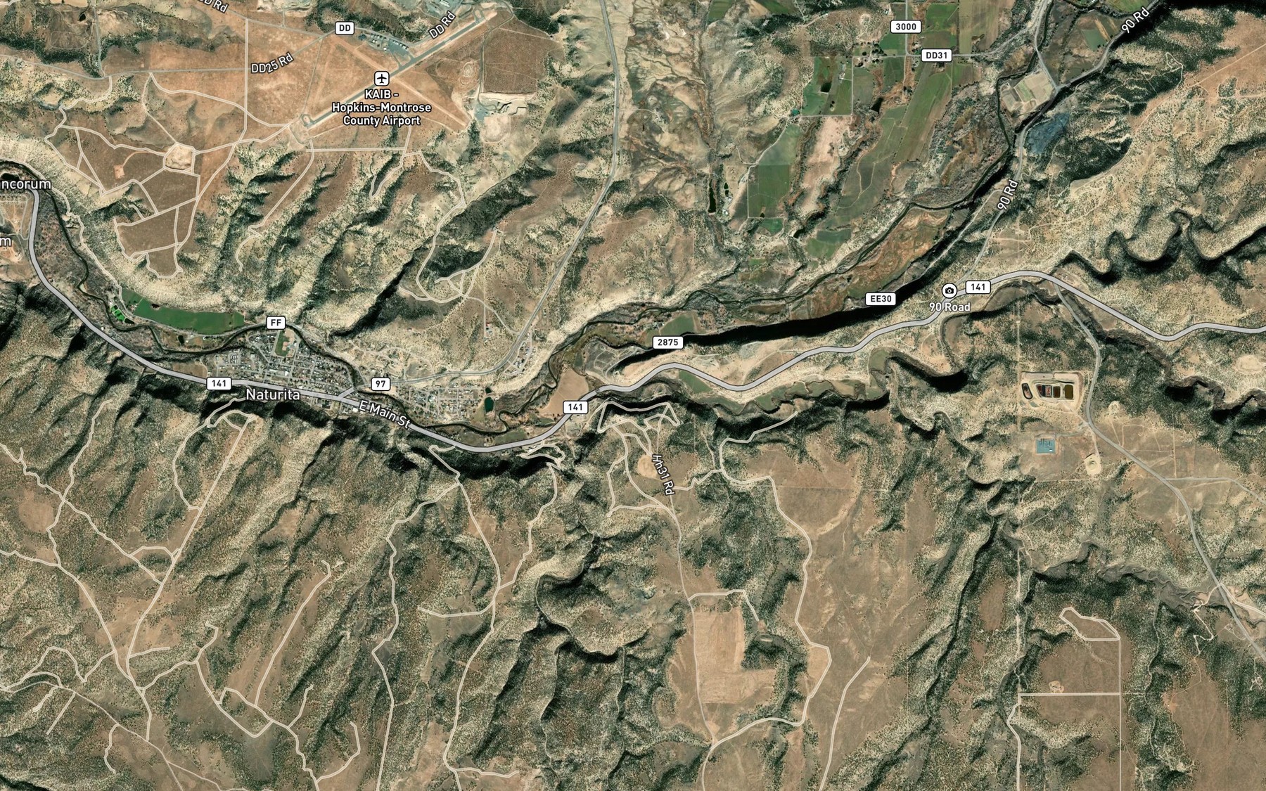 Satellite map of the BCD Ditch