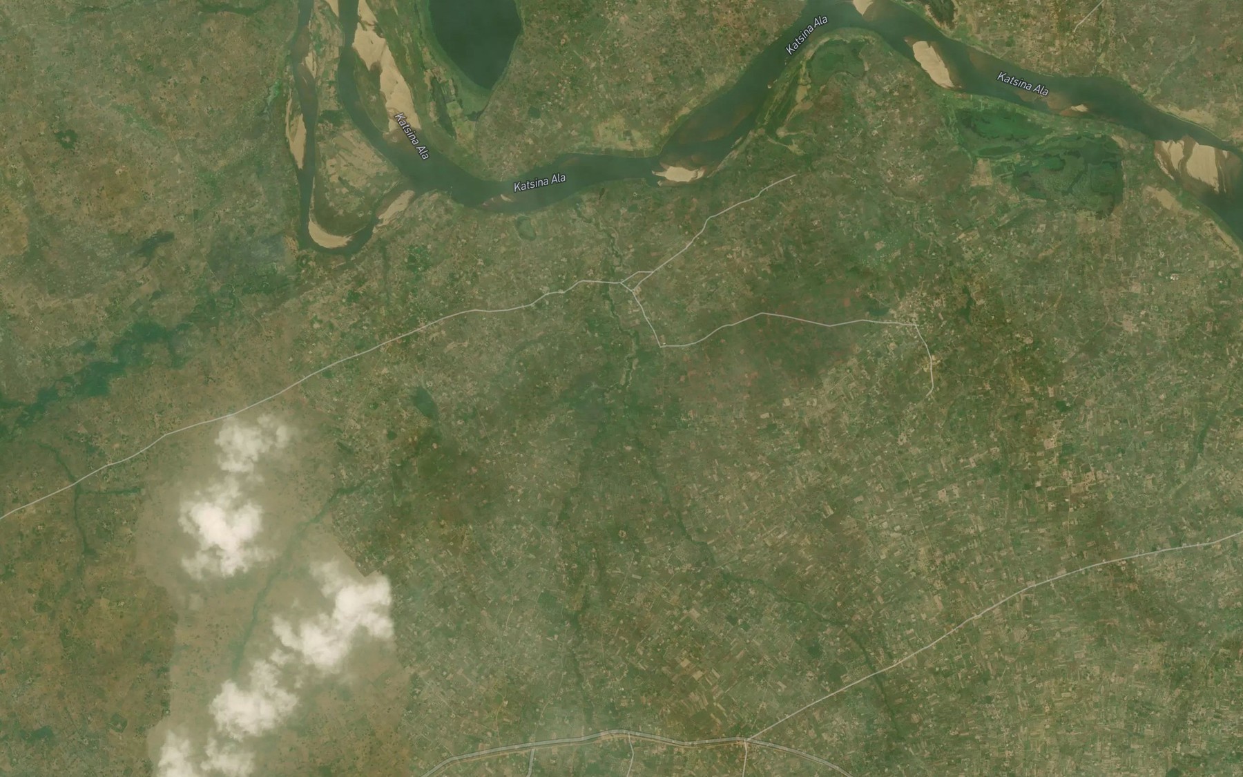 Satellite map of the River Ankyan